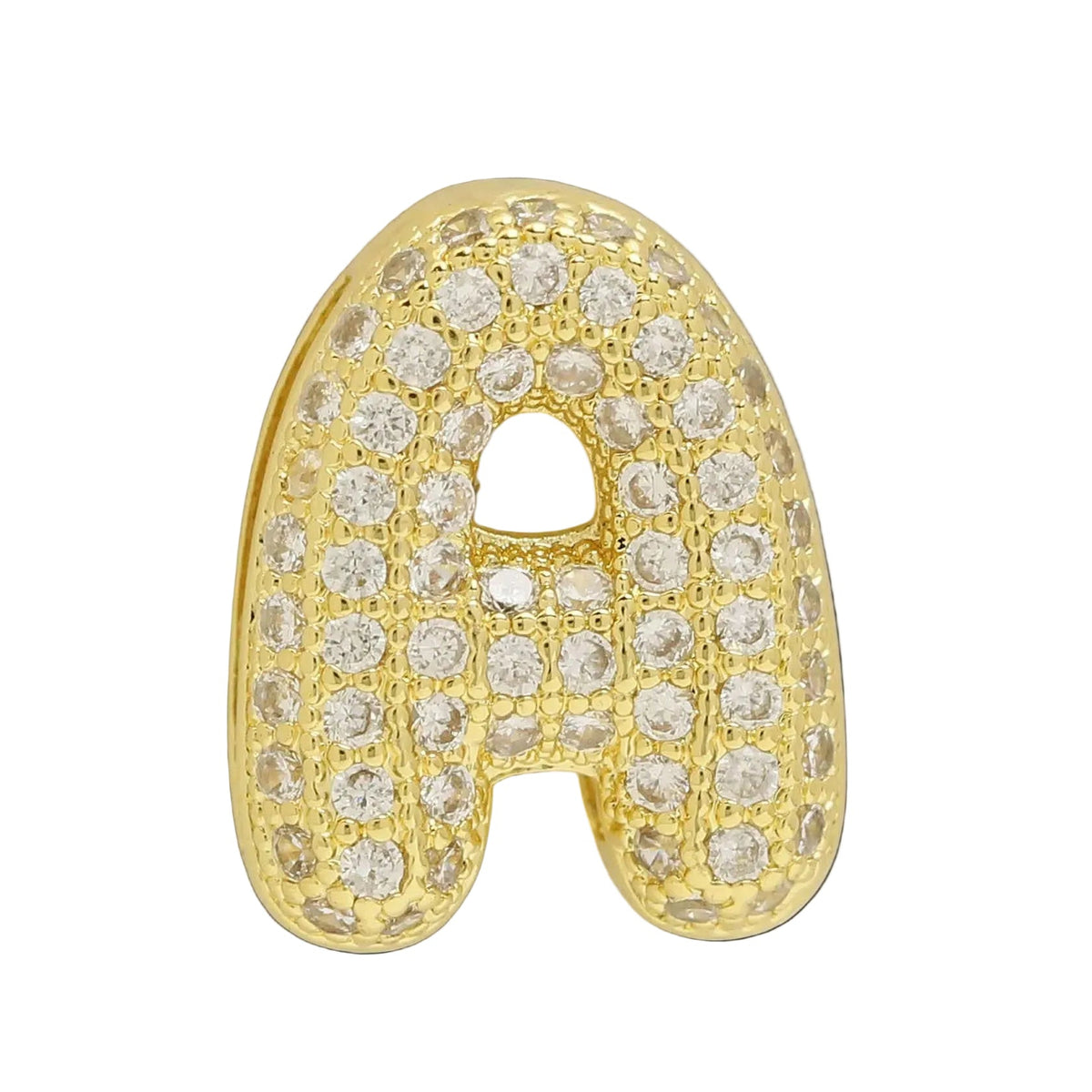 Private label slider initial charm for watch bracelet, featuring sleek design and customizable initials on a silver-tone charm.