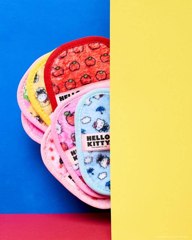 Hello Kitty Classic 7-Day Set by The Original MakeUp Eraser featuring Hello Kitty themed makeup remover cloths.