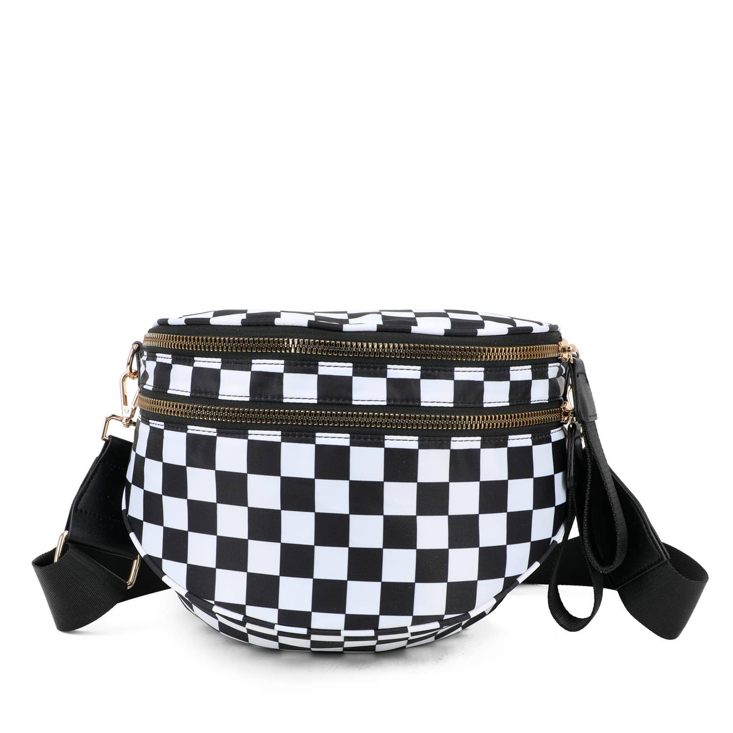 Paulina Nylon Waterproof Crossbody Bag by AMPERE CREATIONS with multiple compartments in a stylish design.