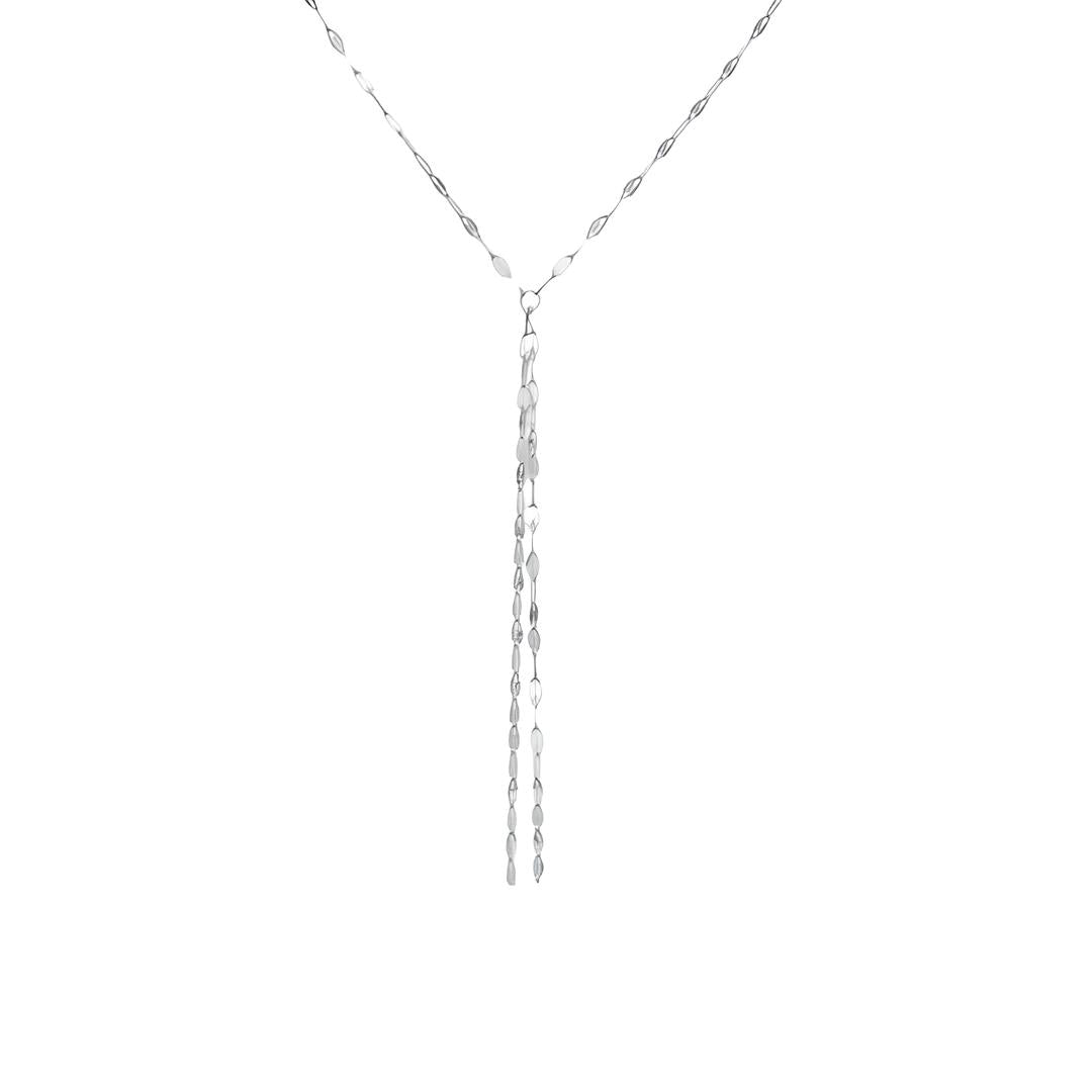Sterling Silver Y Necklace - Let's Bag It