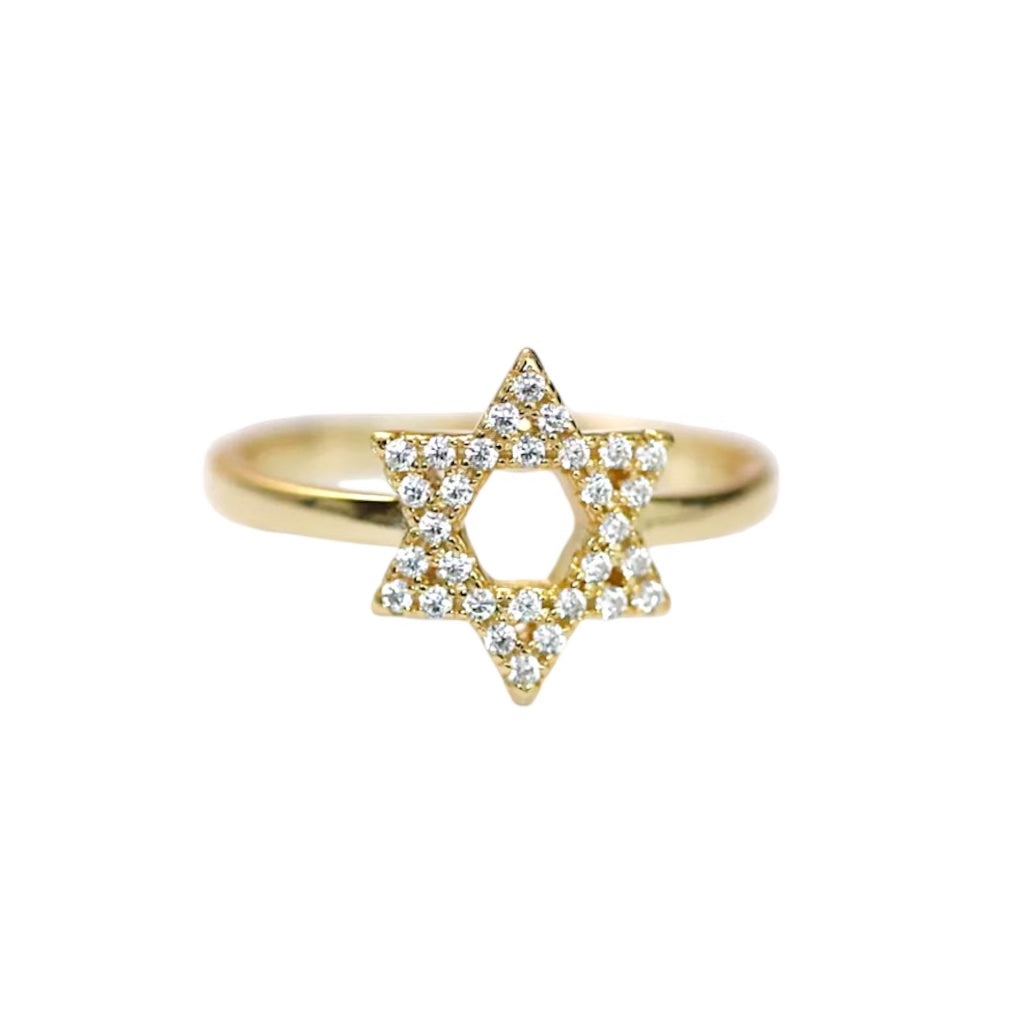 Jewish Star CZ Ring - Let's Bag It