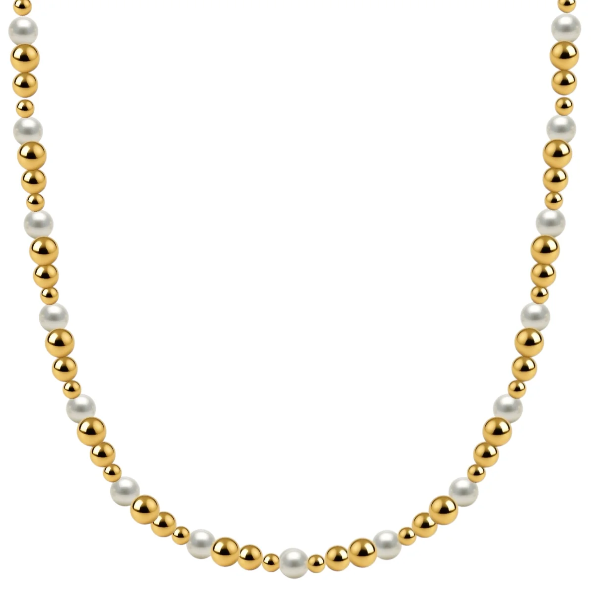 Jolie | Gold Filled Beaded Necklace