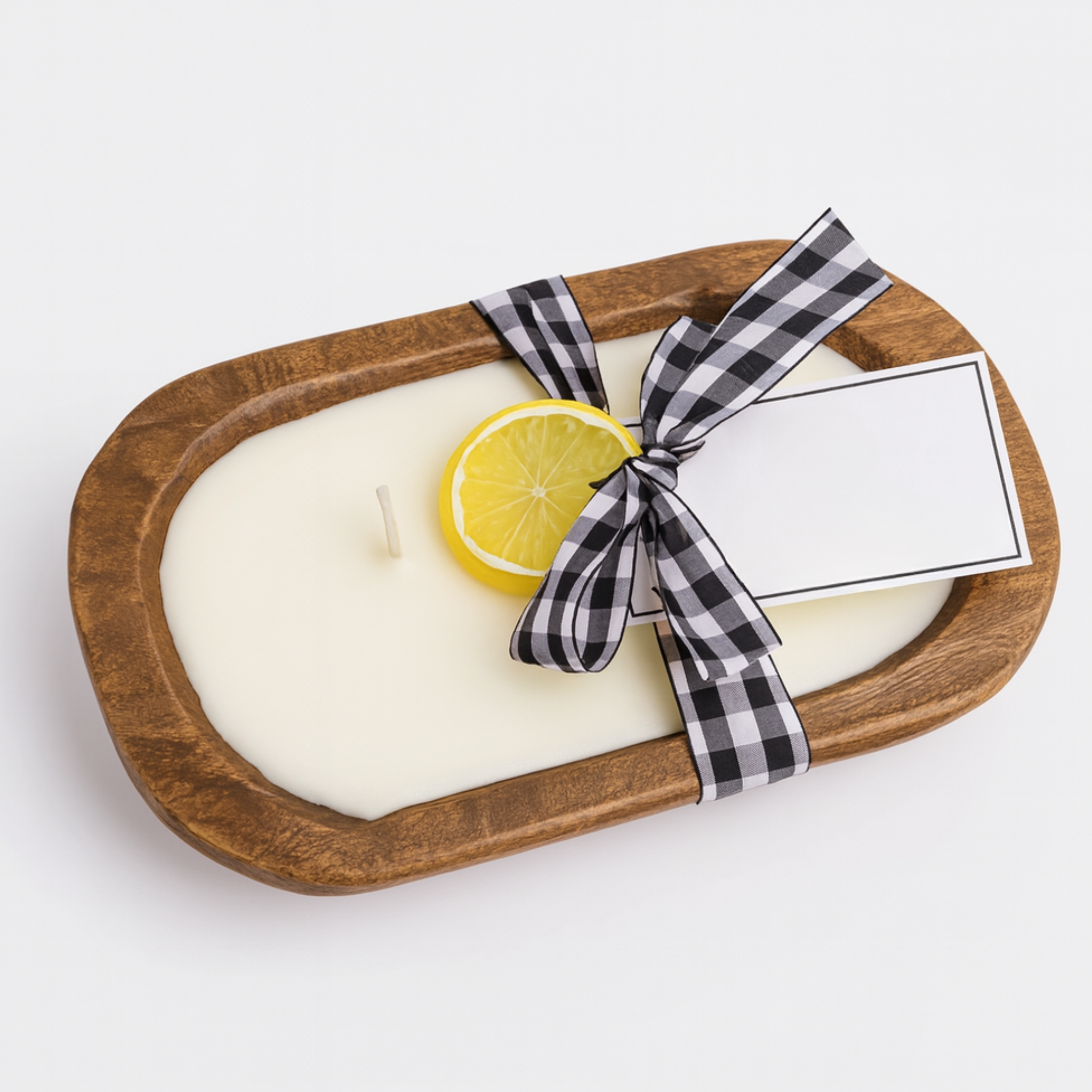 Dough Bowl Soy Candle - "When Life Gives You Lemons"