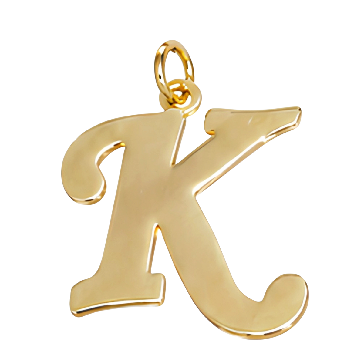 Gold Alphabet Initial Letter Charm