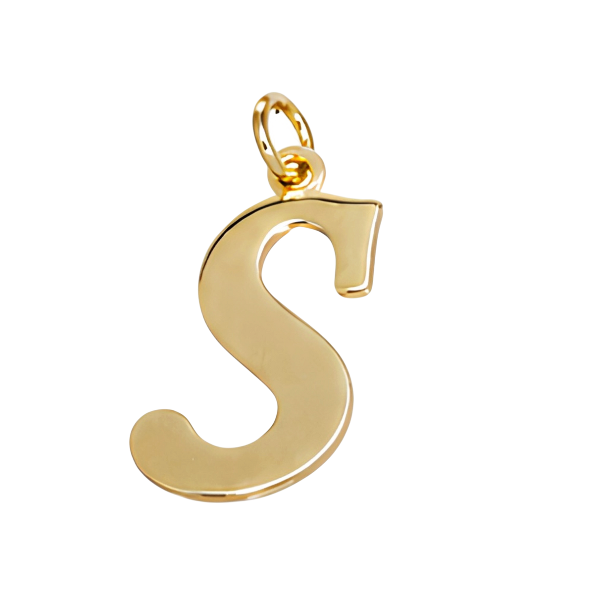 Gold Alphabet Initial Letter Charm