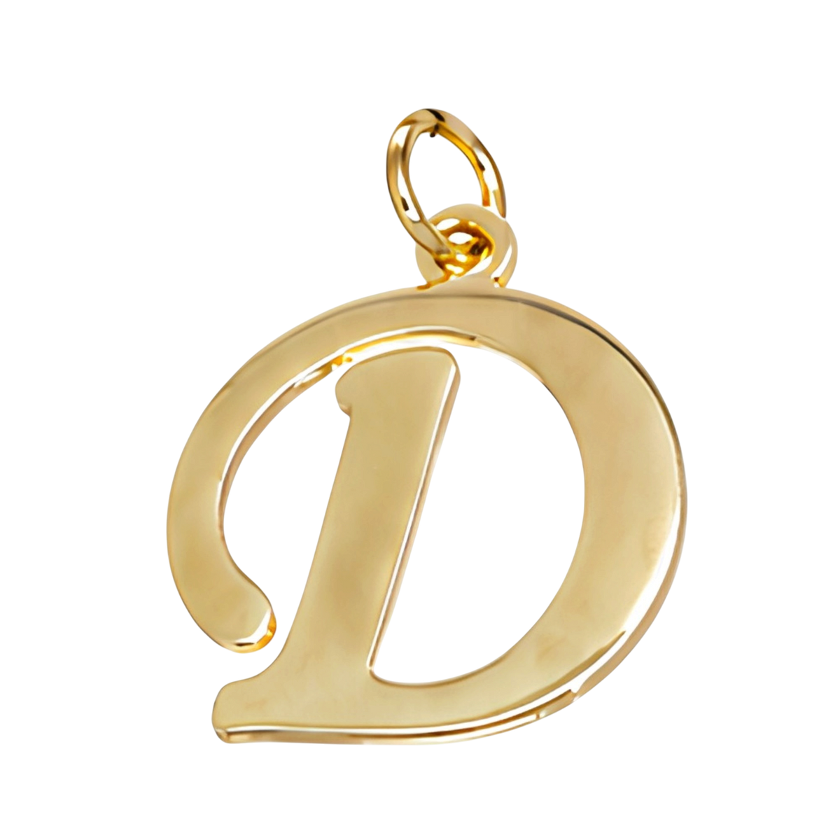 Gold Alphabet Initial Letter Charm