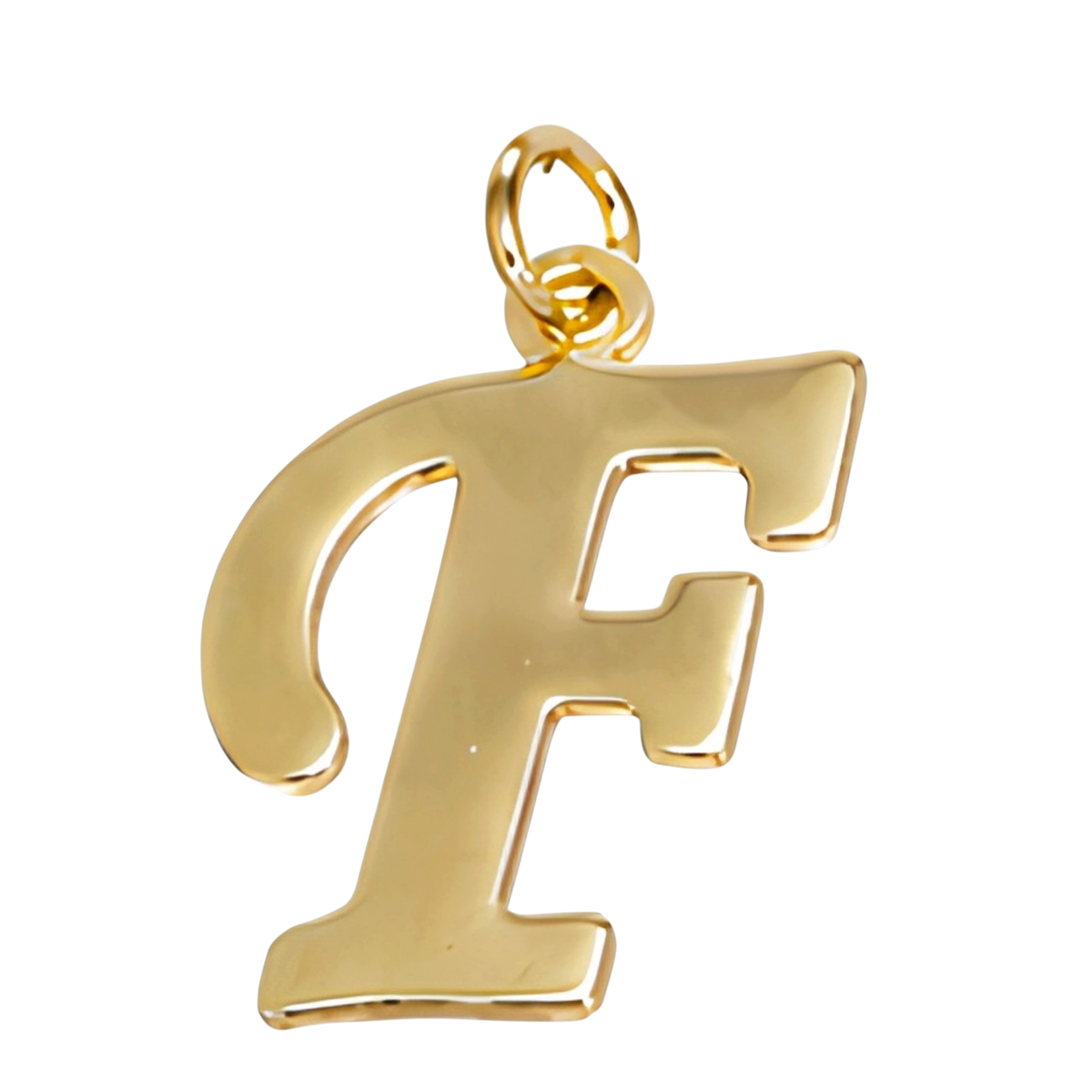 Gold Alphabet Initial Letter Charm