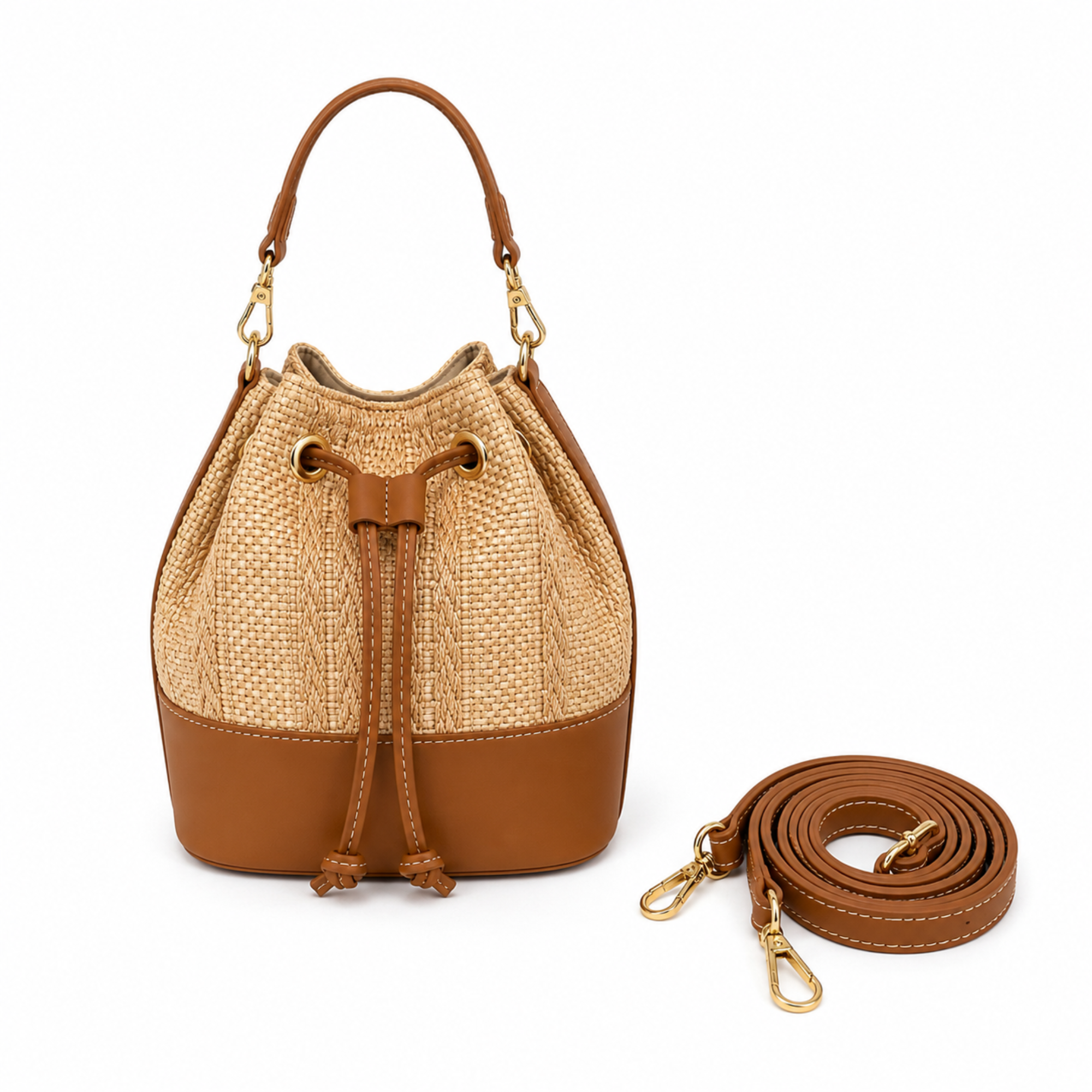 MISS Bucket classic- raffia