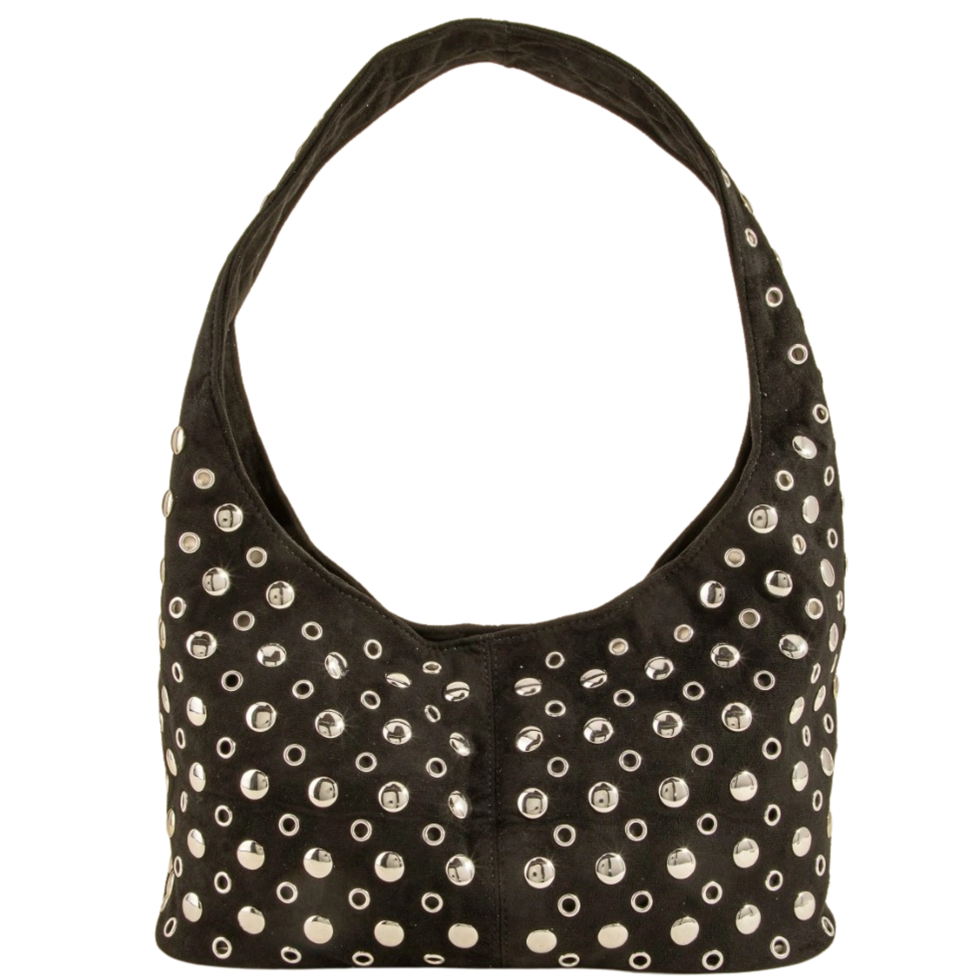 Multi Rivet Studded Shoulder Bag