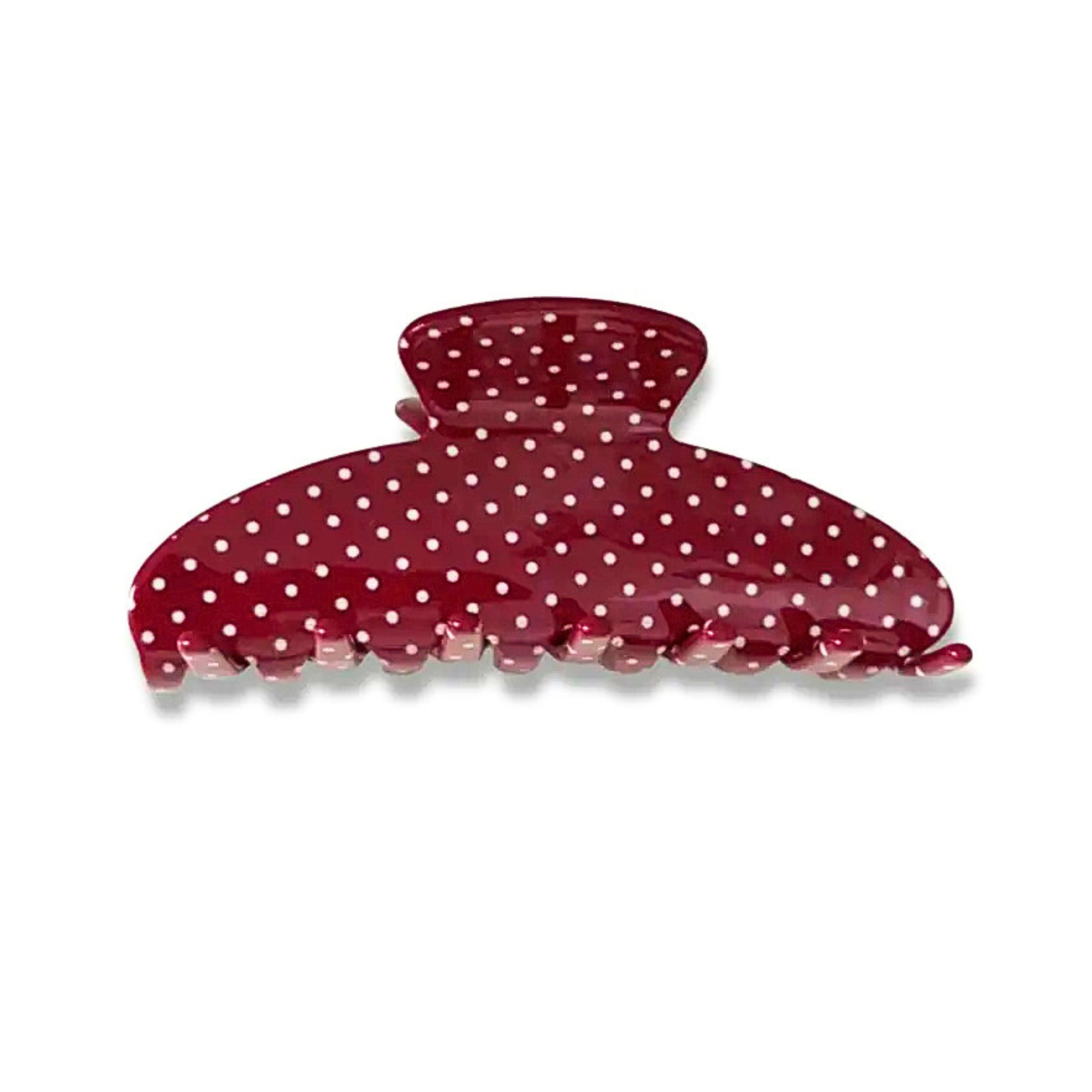 Polka Dot Claw Hair Clip