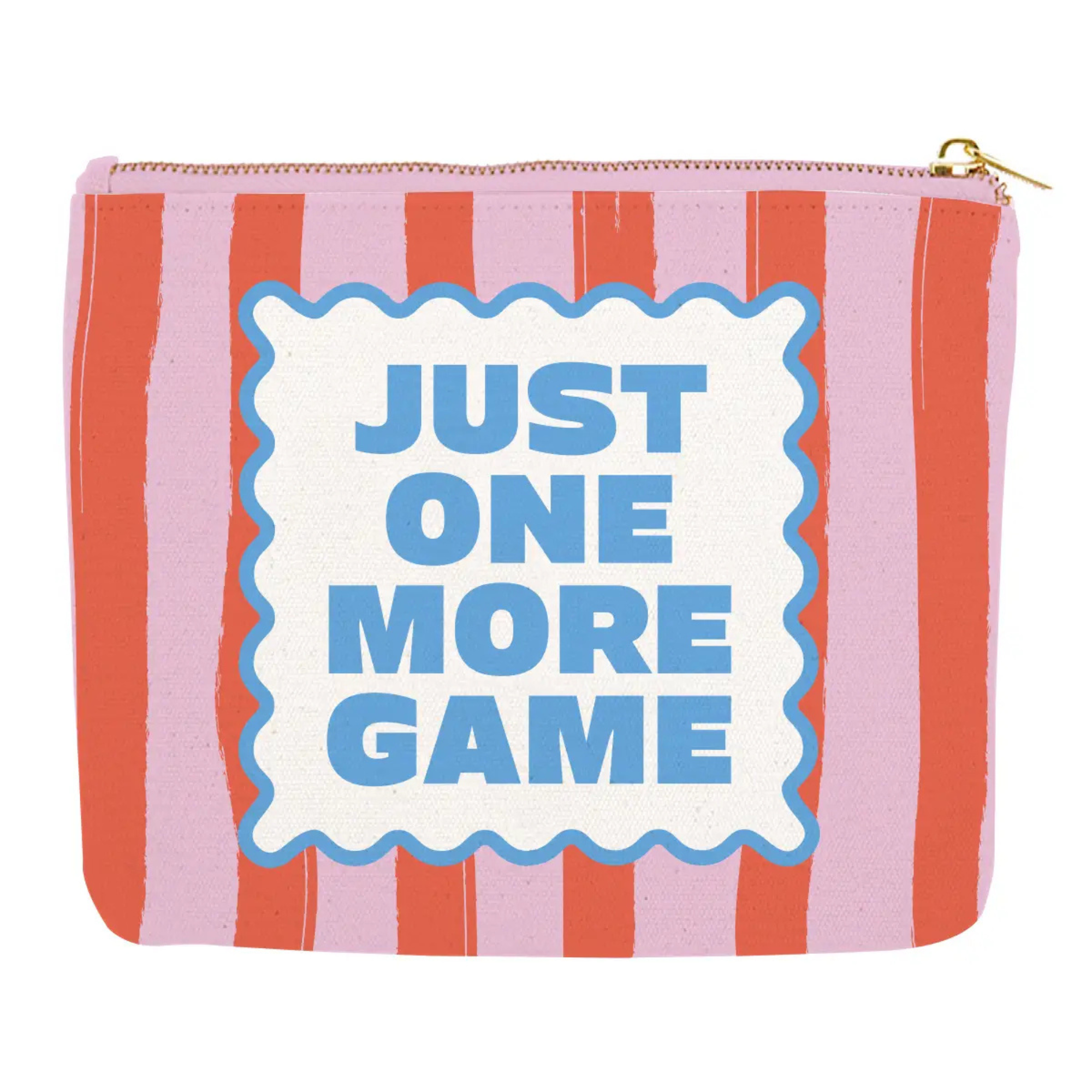 Mahjong Zipper Canvas Card Pouch | Just One More Game