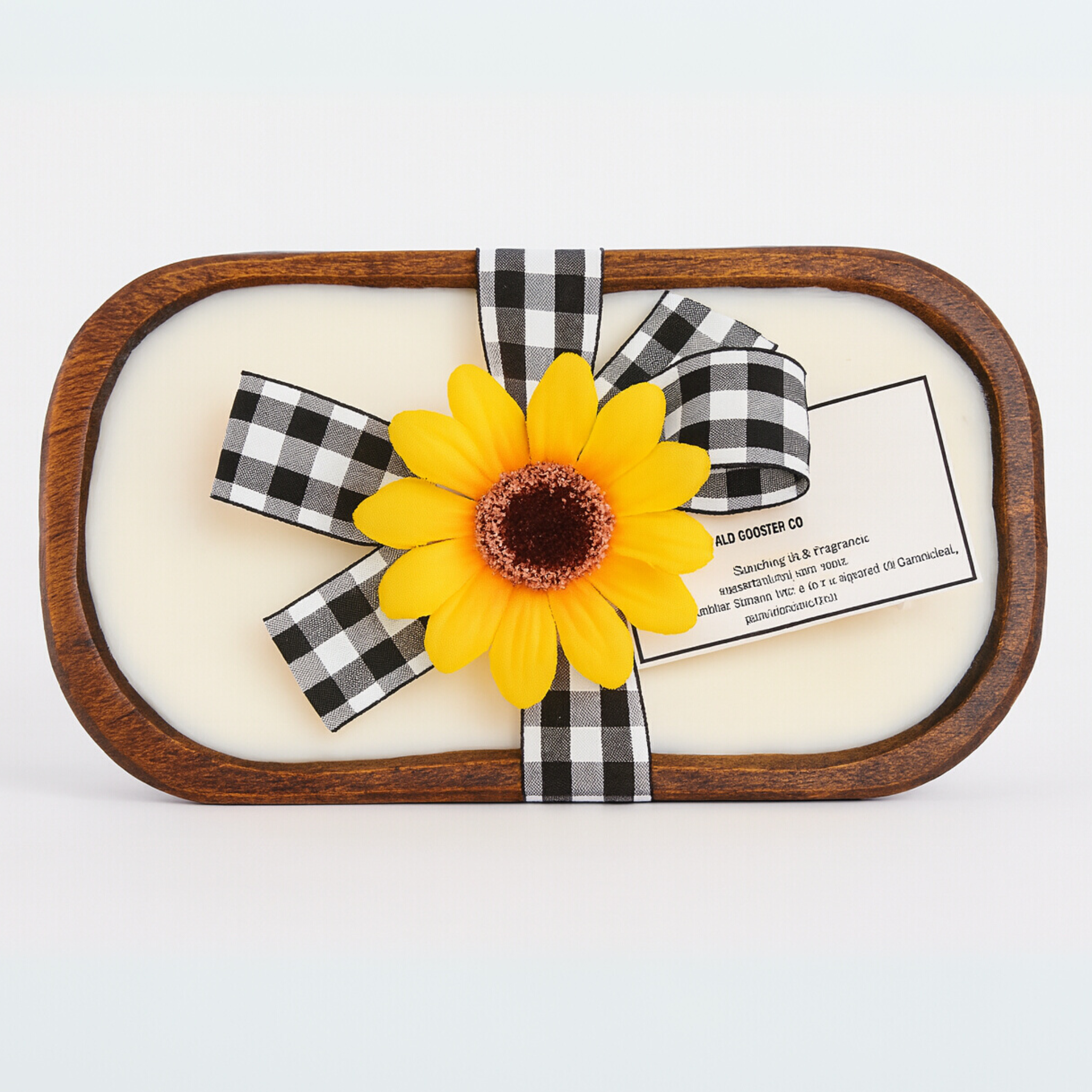 Dough Bowl Soy Candle - "Sunflower Fields"