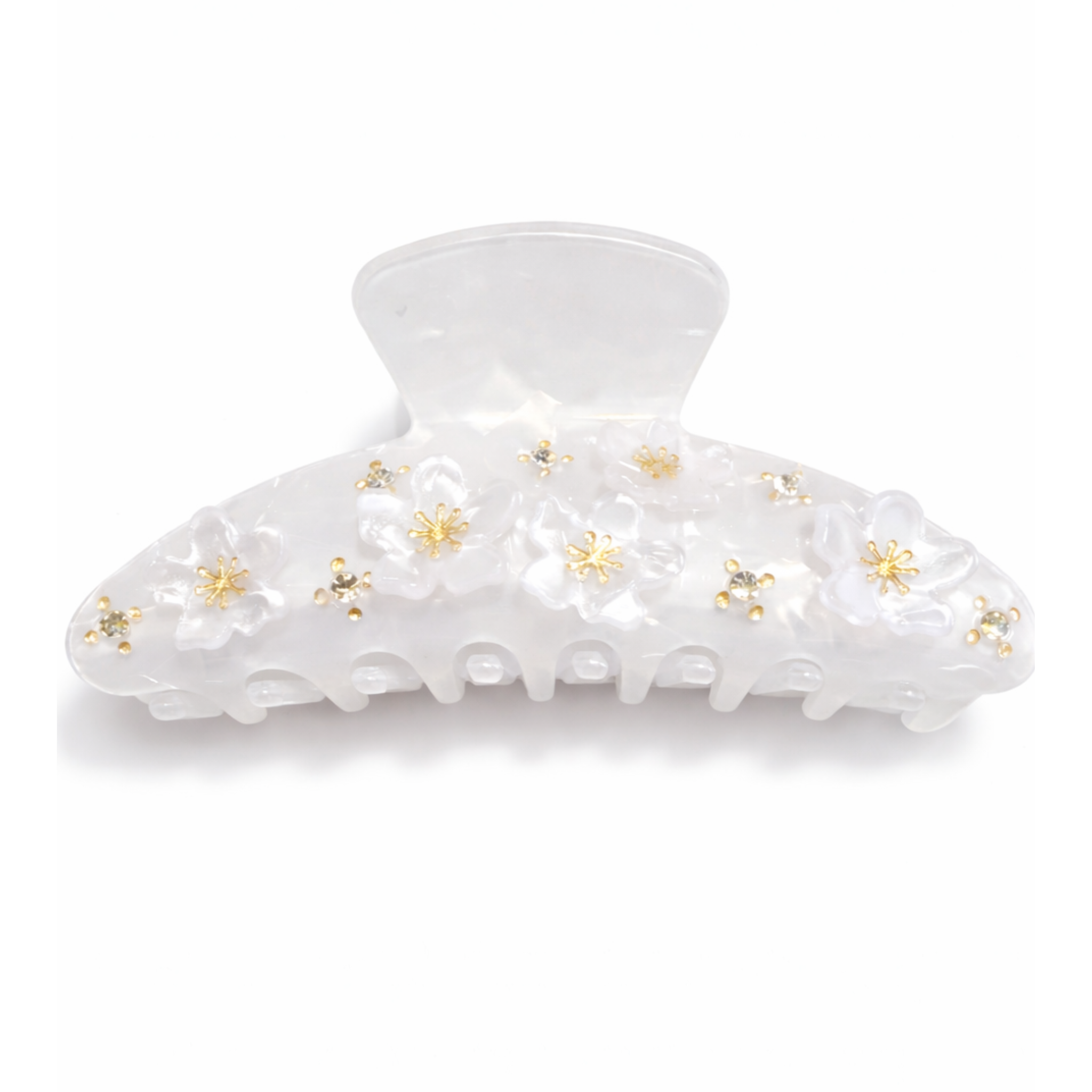 Pearlescent Daisy Hair Claw Clip 🌼 ✨