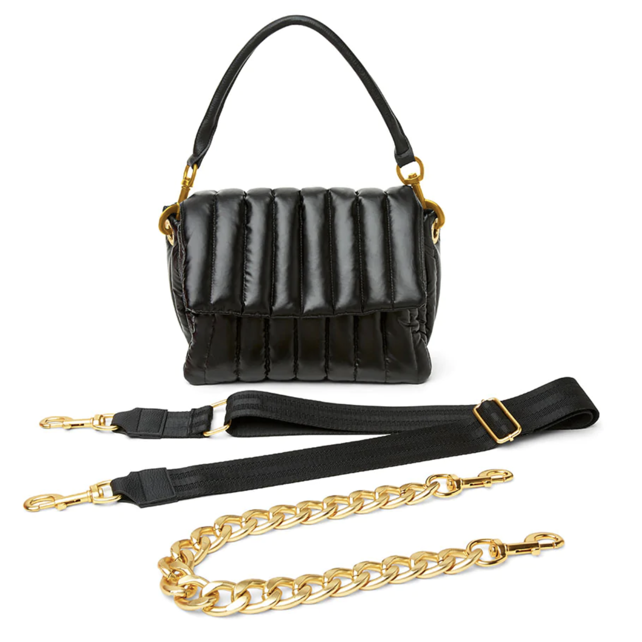 Stylish Think Royln bar bag in a sleek design, featuring a compact shape and trendy handle for easy carrying.