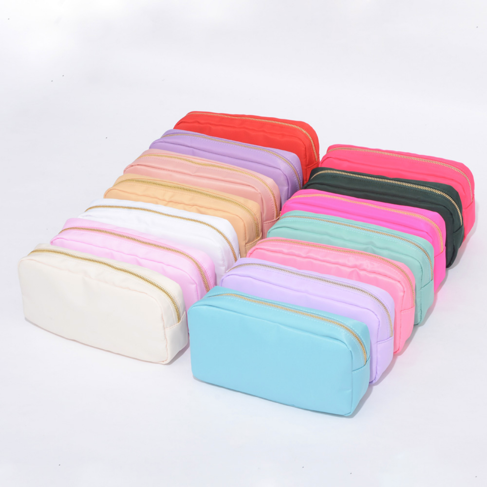 Medium Nylon Makeup Pouches - Let's Bag It
