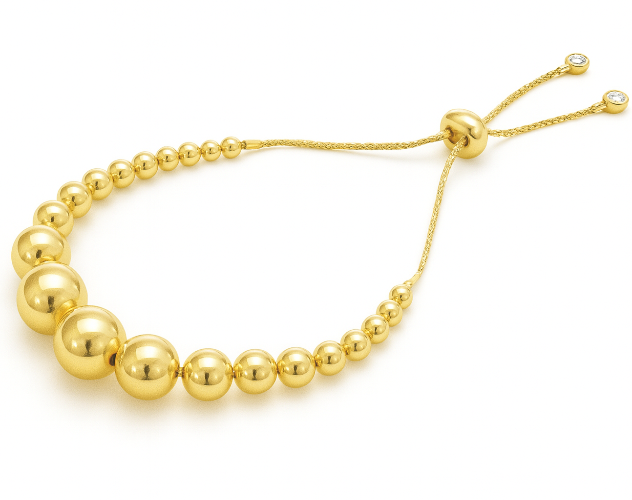 Multi size ball bracelet by The Skylar Project featuring colorful beads and a stylish design for versatile wear.