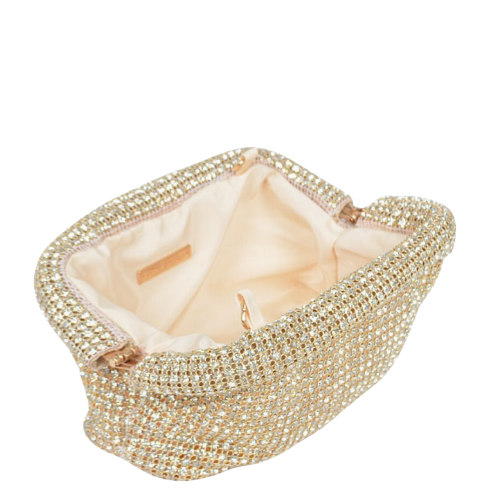 Rhinestone Clam Shell Clutch