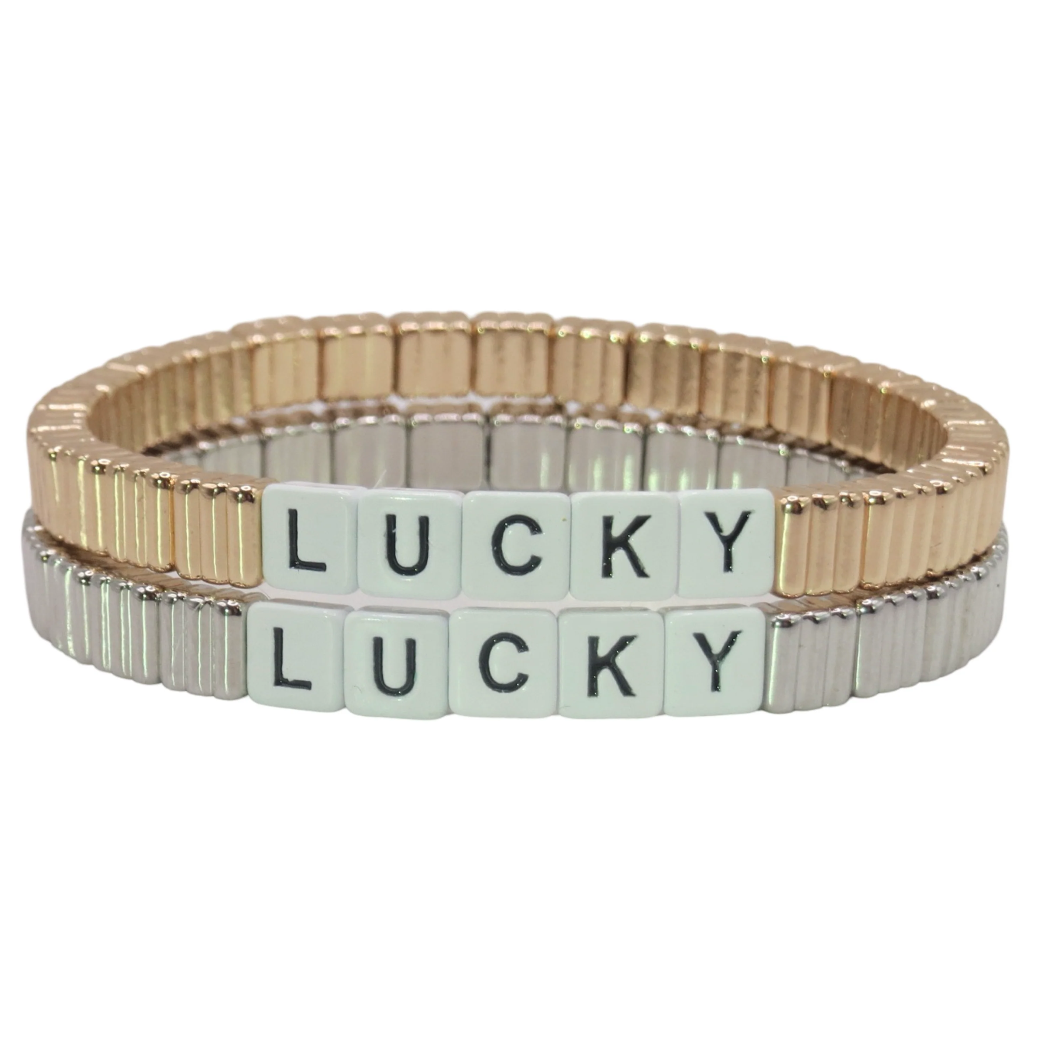 Stackable Lucky Thin Line Bracelet - Let's Bag It 