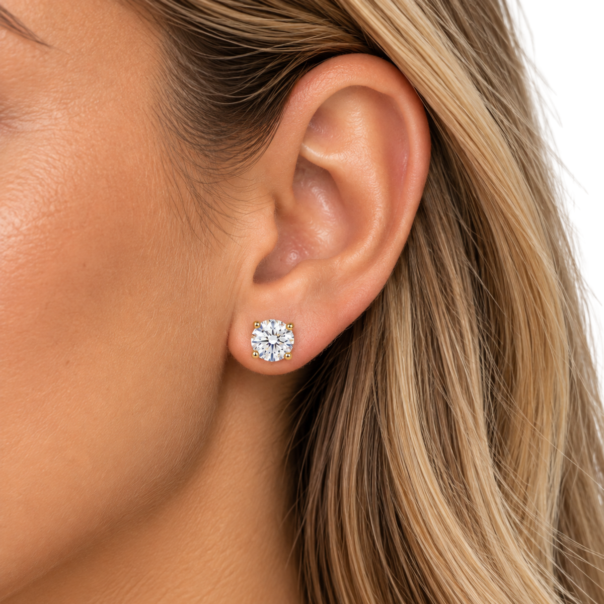 9mm Stone Earrings