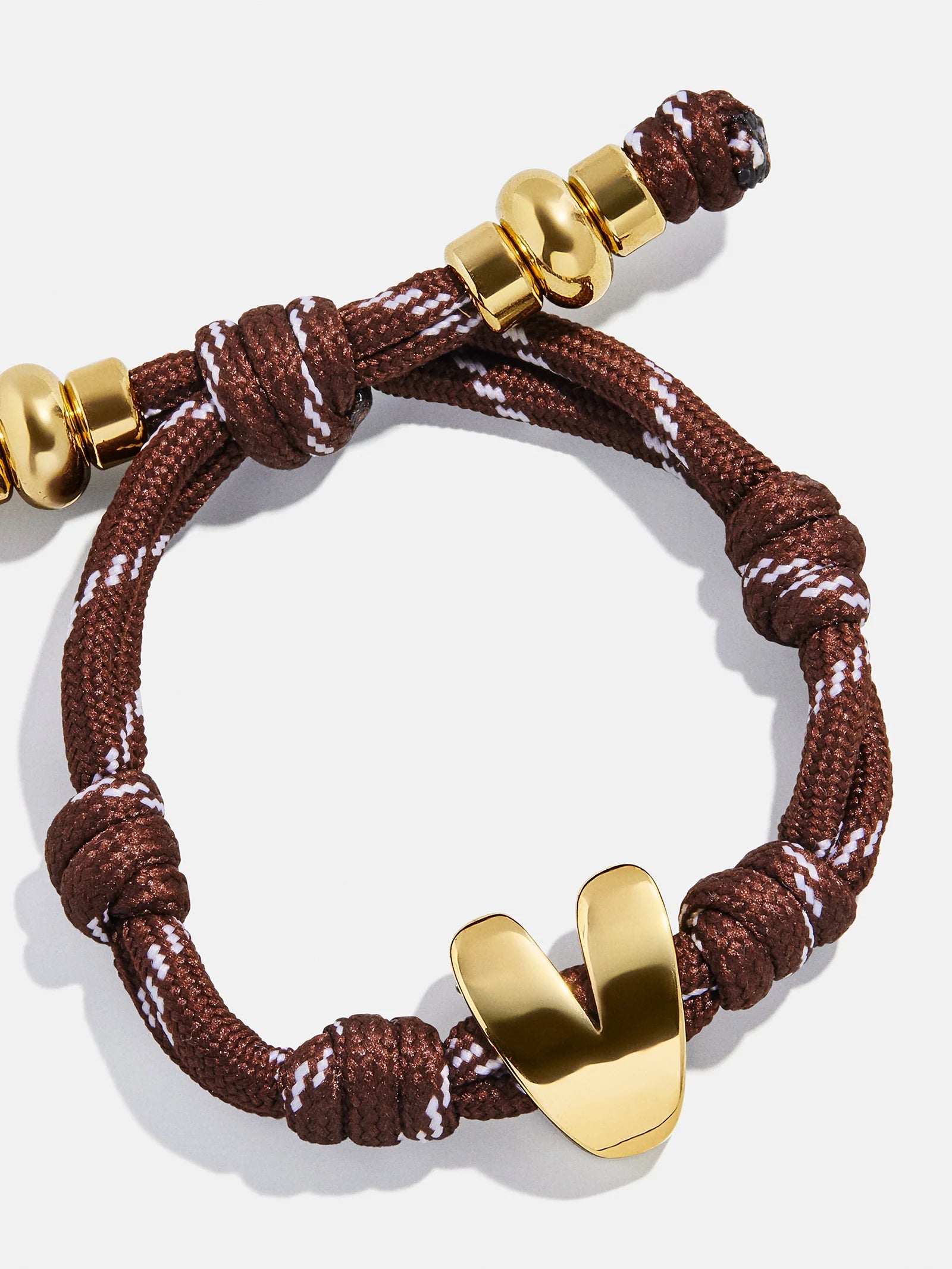 Initial Bubble Letter, Knot Bracelets