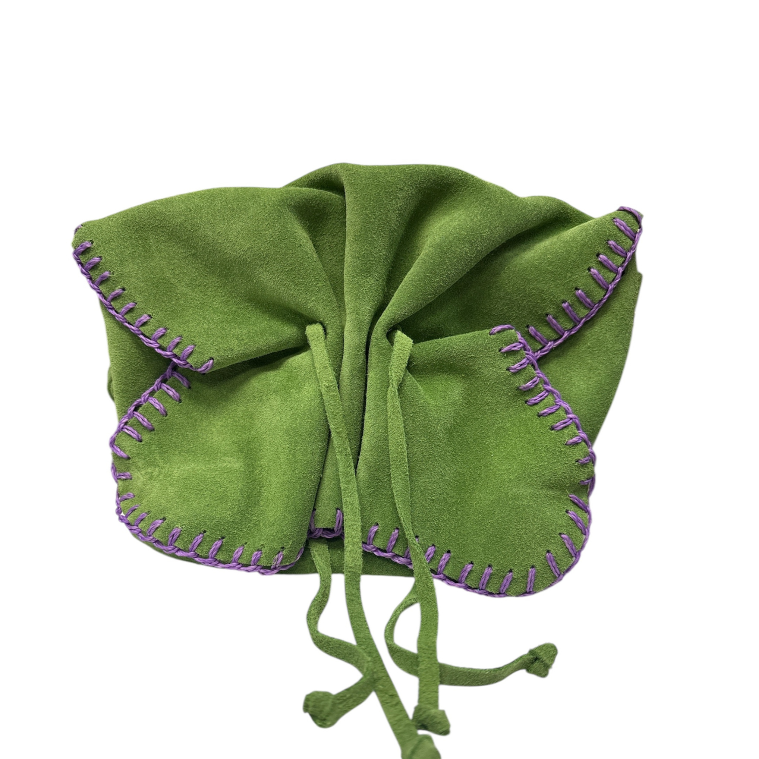 Mini butterfly crossbody bag by Carlos Falchi with colorful butterfly pattern and adjustable strap.