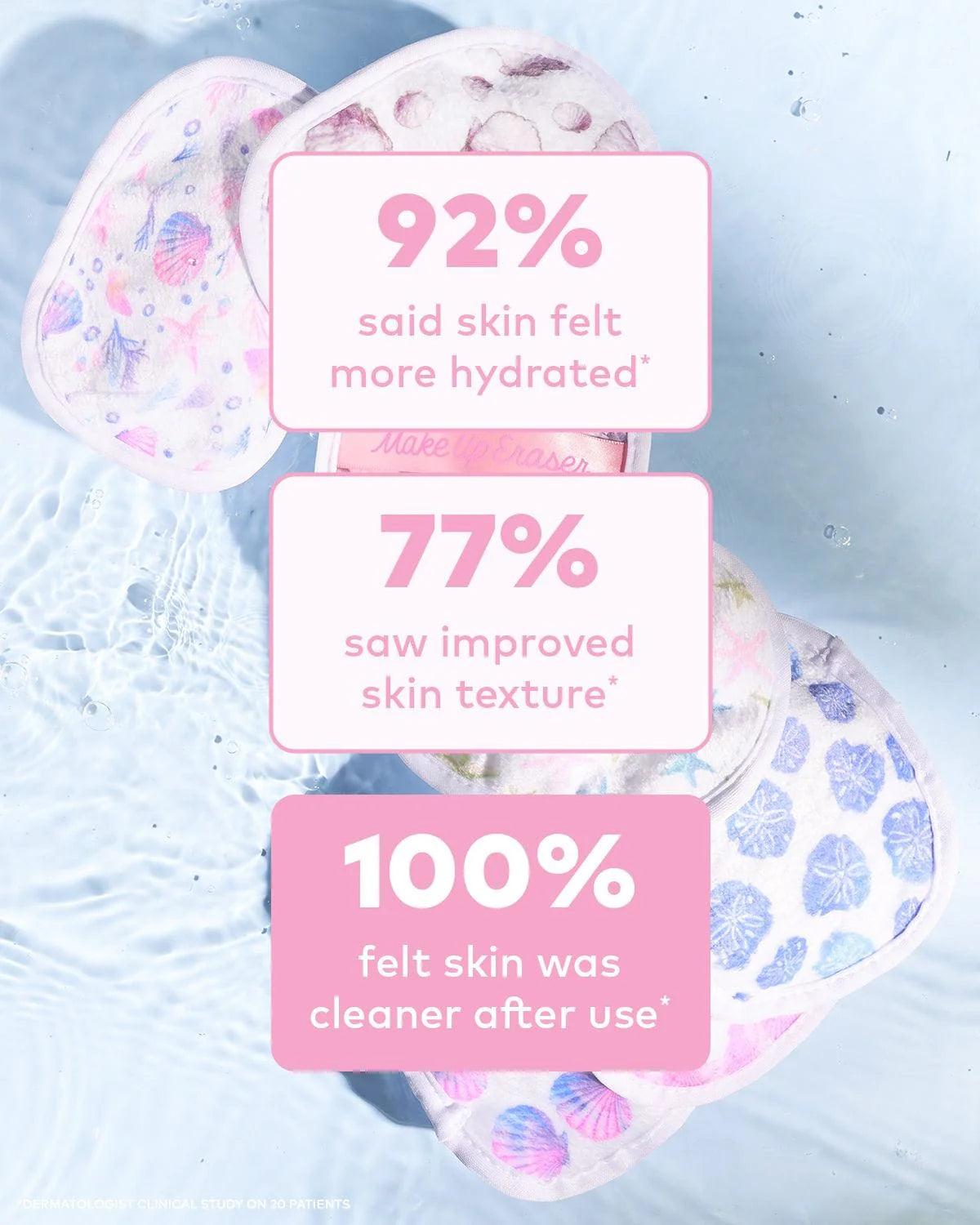 The Original MakeUp Eraser  Seashells 7-Day Set