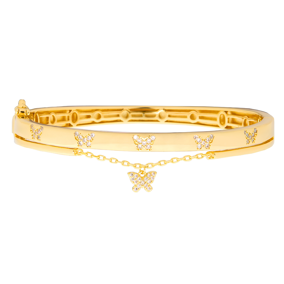 Marlyn Schiff Giselle bangle bracelet with a sleek, polished design