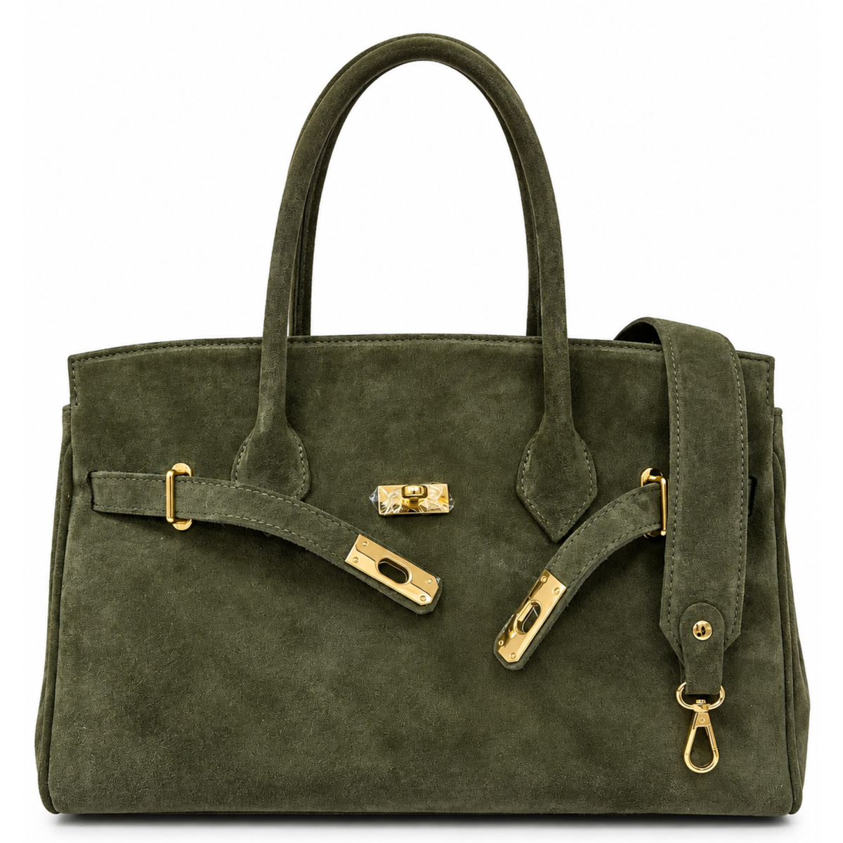 The Sienna Suede Satchel