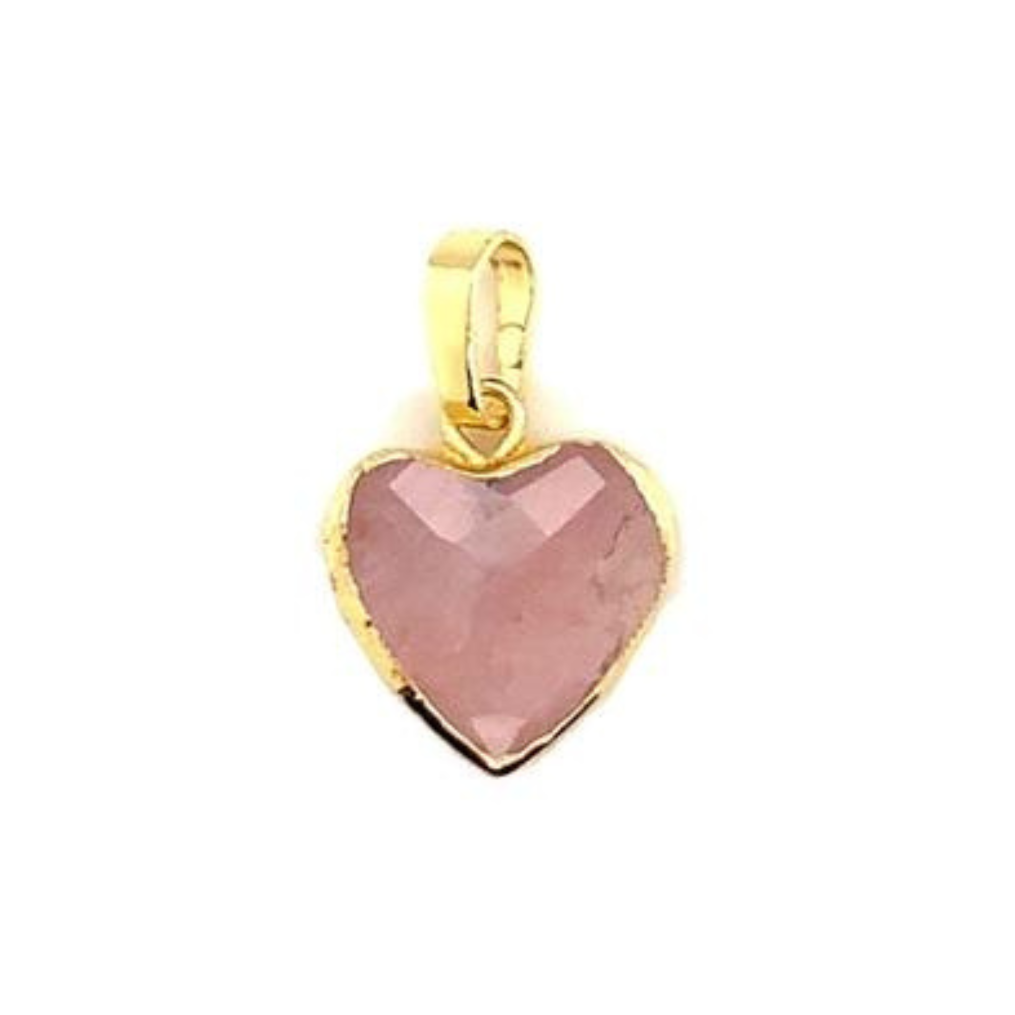 Gemstone Heart Charm