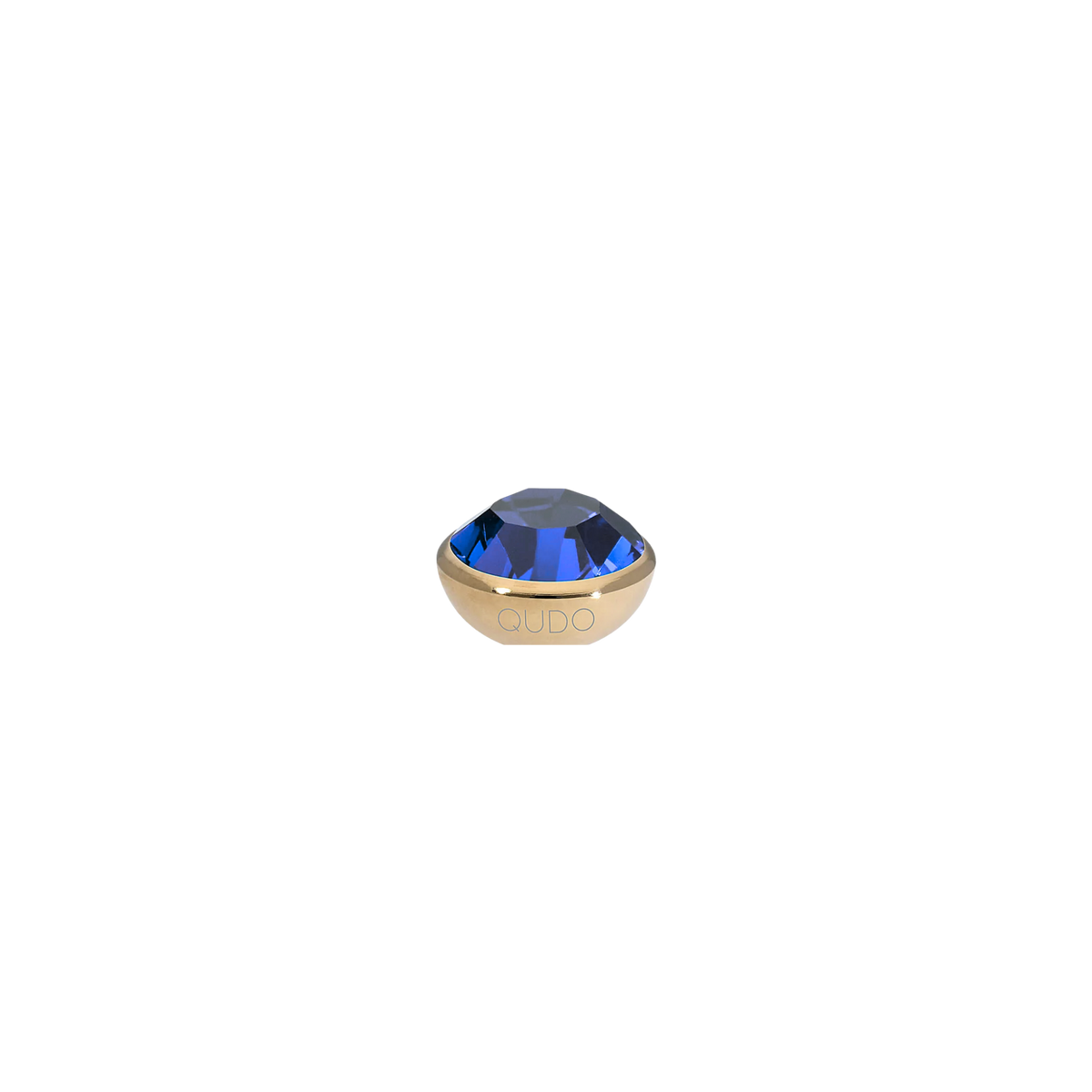 Sapphire/Gold Bottone Top 10mm