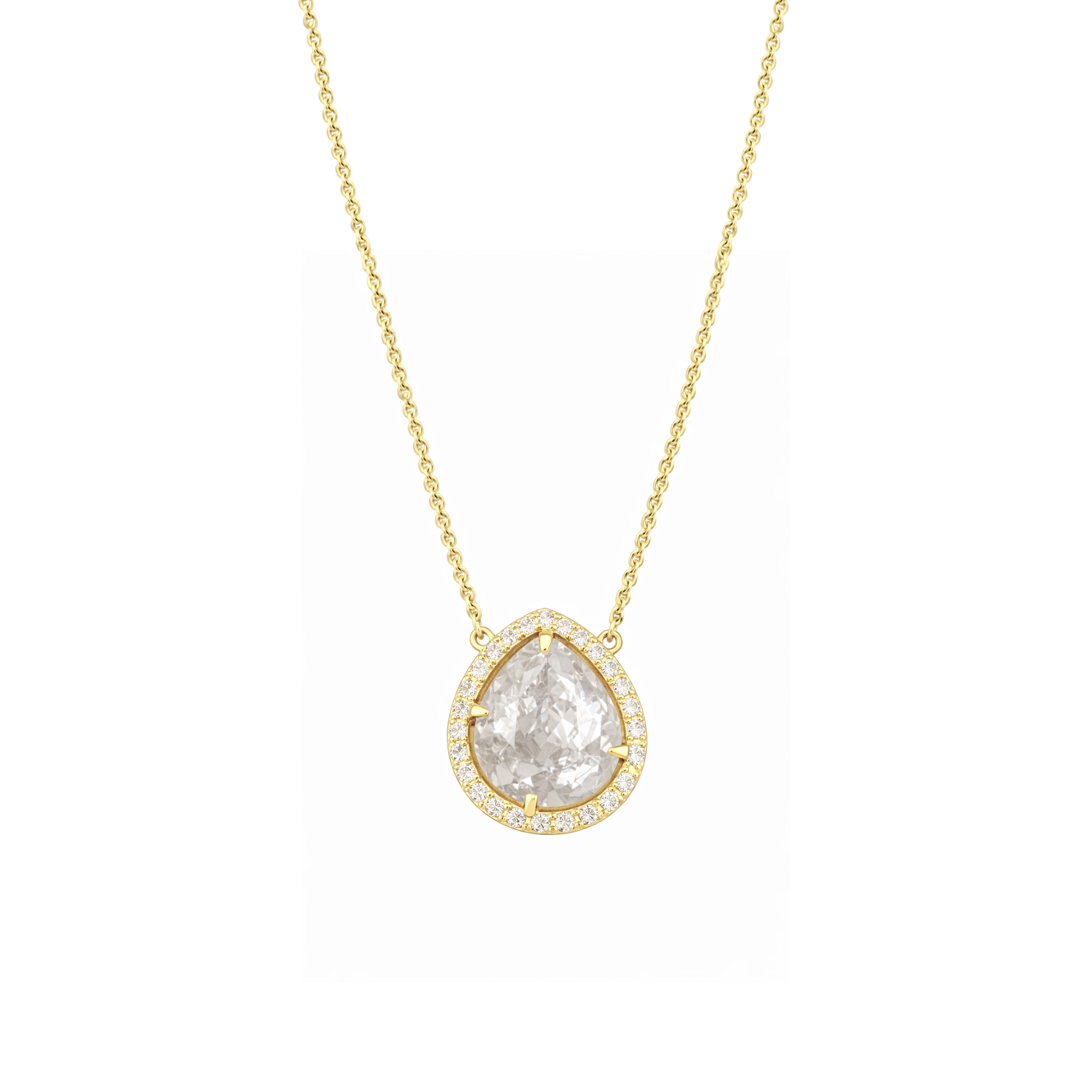 Private label Geo Necklace featuring a geometric pendant on a delicate chain, stylish jewelry for everyday wear.