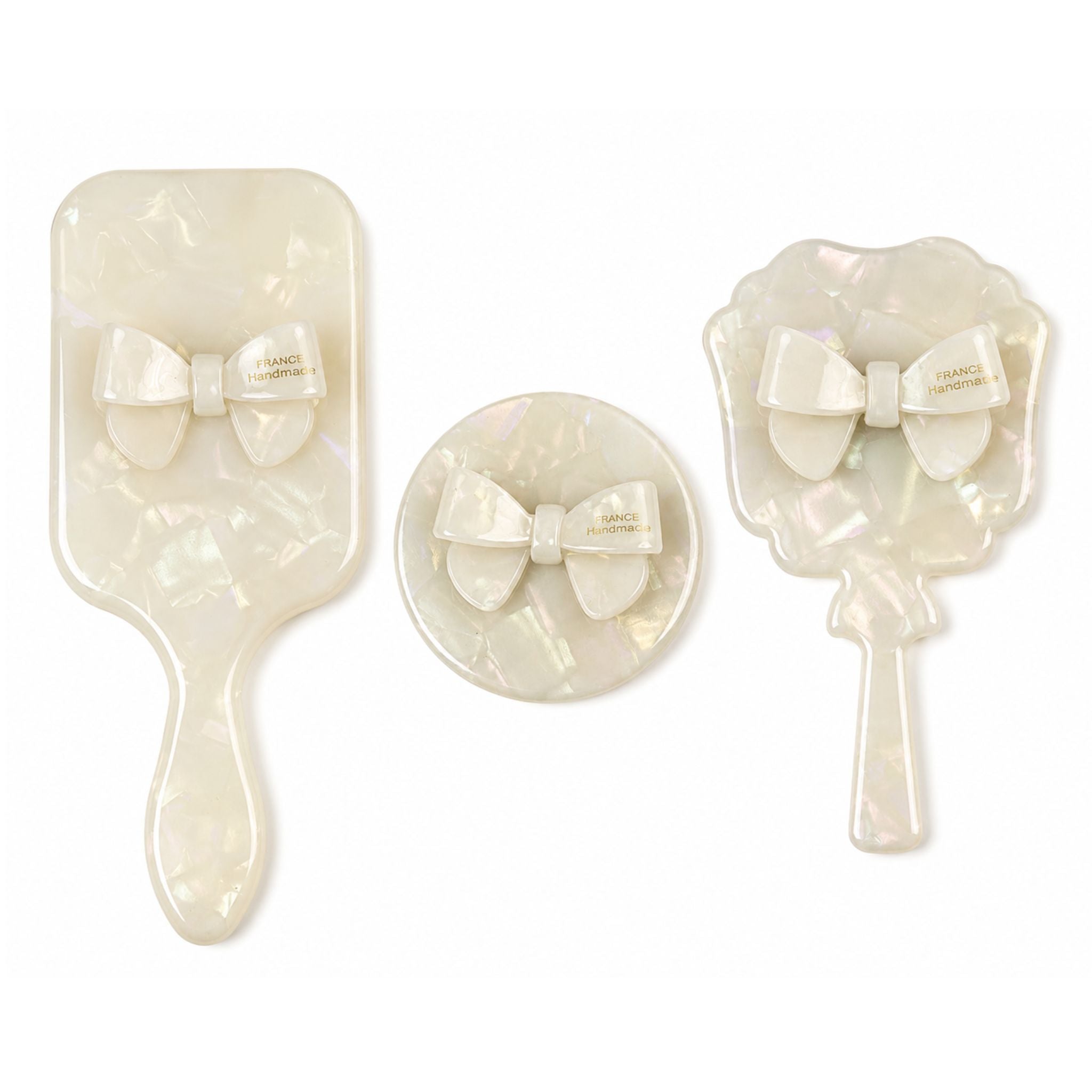 Opal Marble with Bow Beauty Accessories