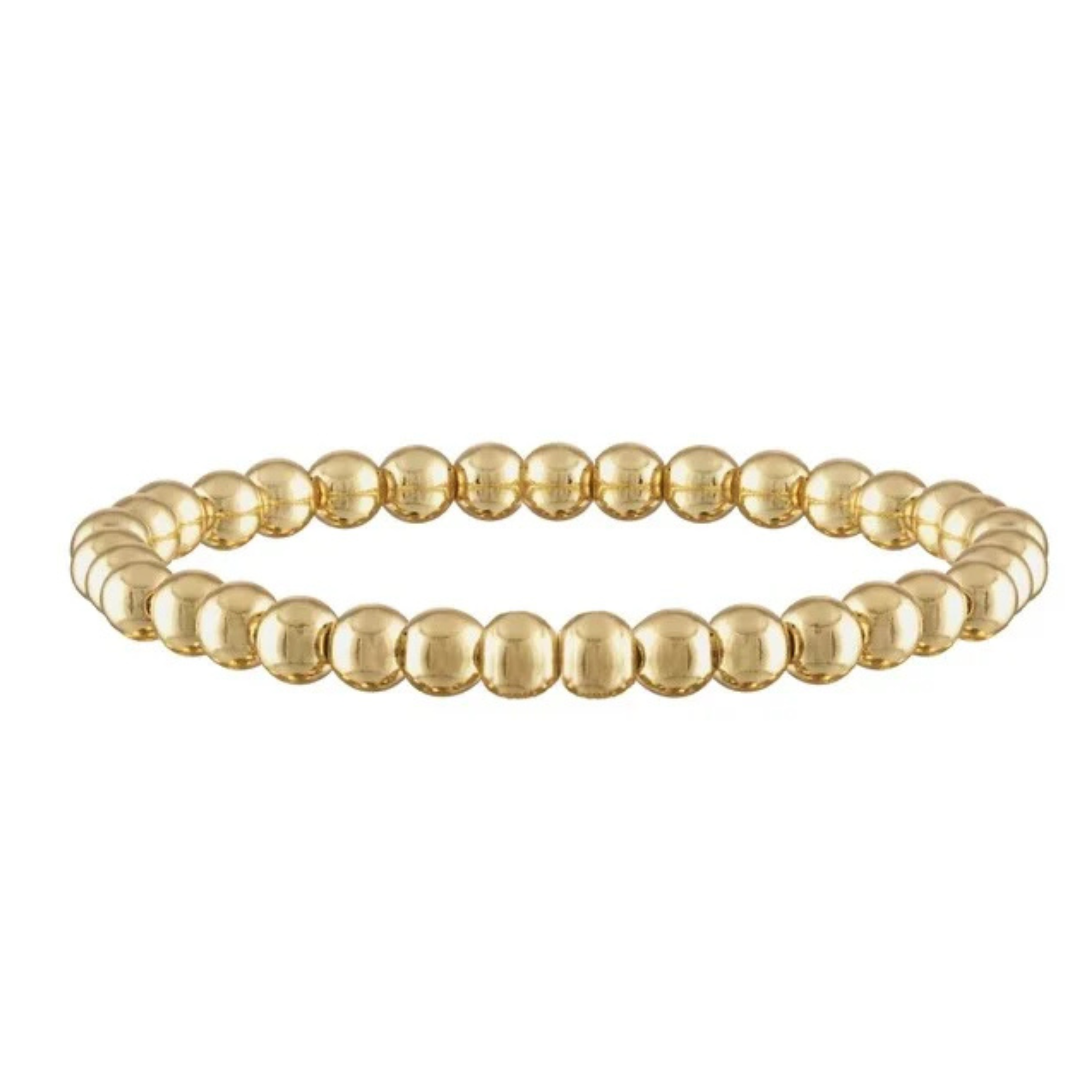 Classic beaded stretch bracelets by Love Lisa with colorful beads and a flexible design shown on a white background.