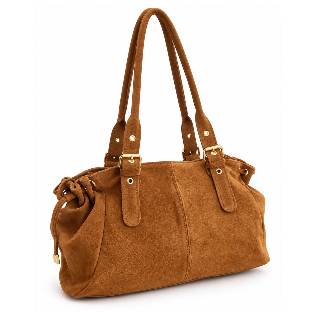 The Sloane Slouchy Suede Shoulder Bag