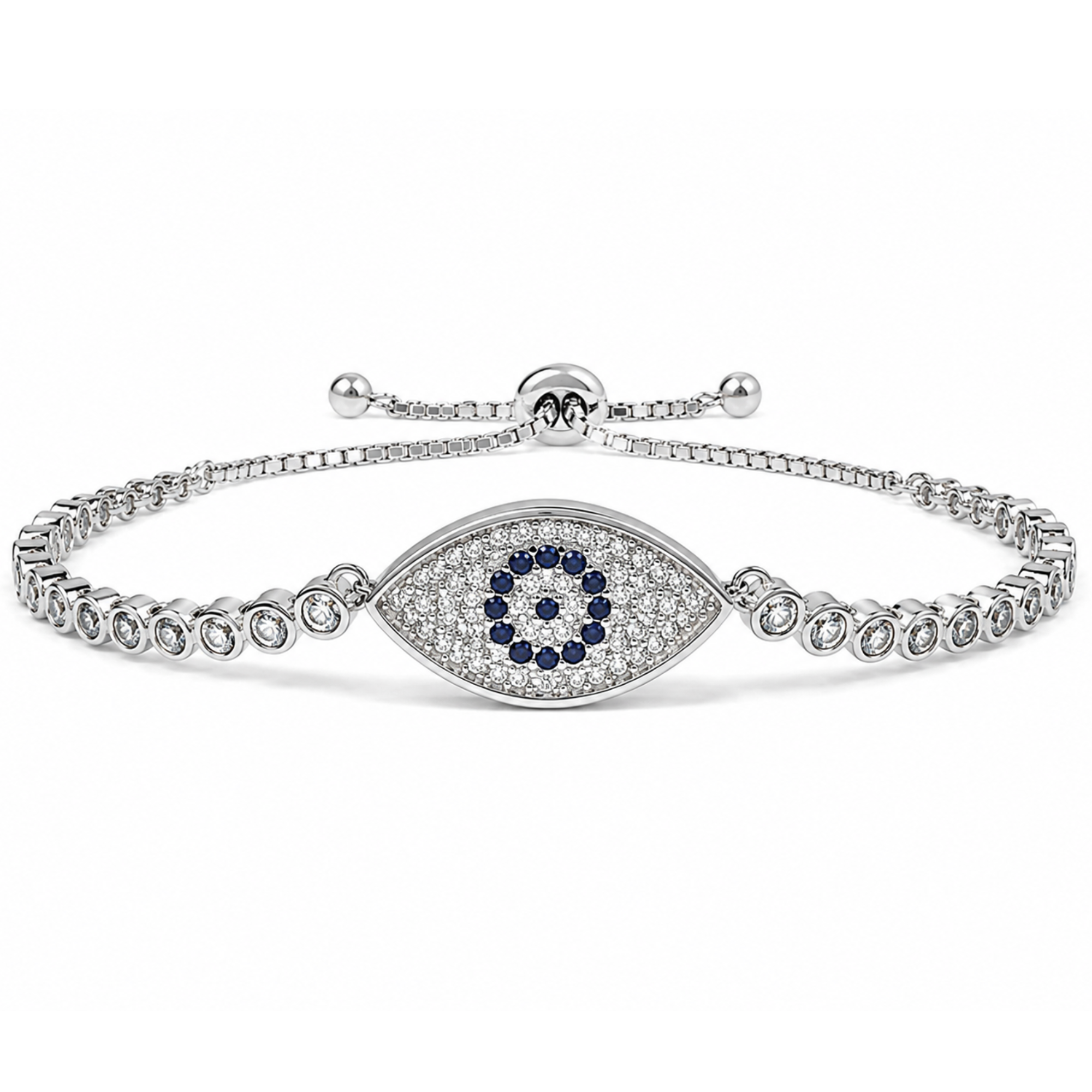Evil Eye Tennis Bracelet - B1277S
