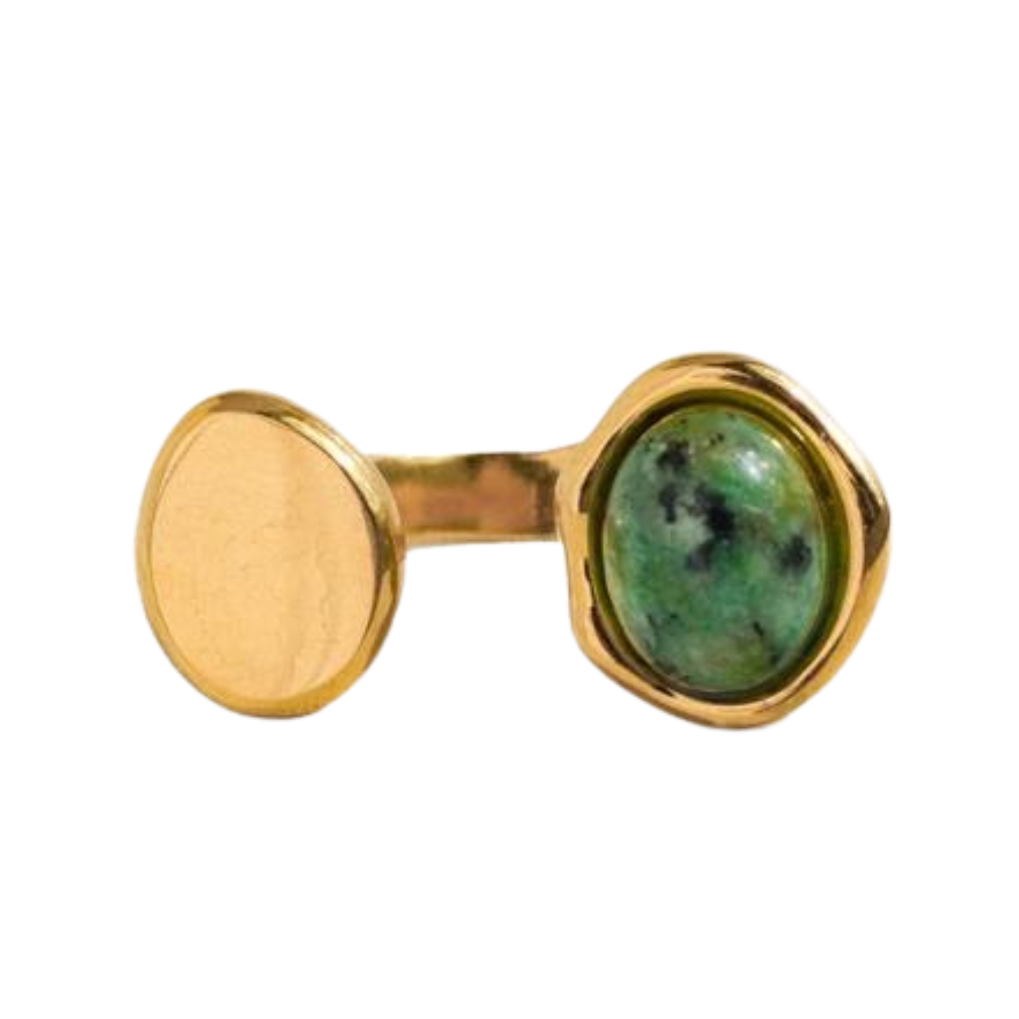 Orion Non-Tarnish Boho Adjustable Ring with Statement Stone