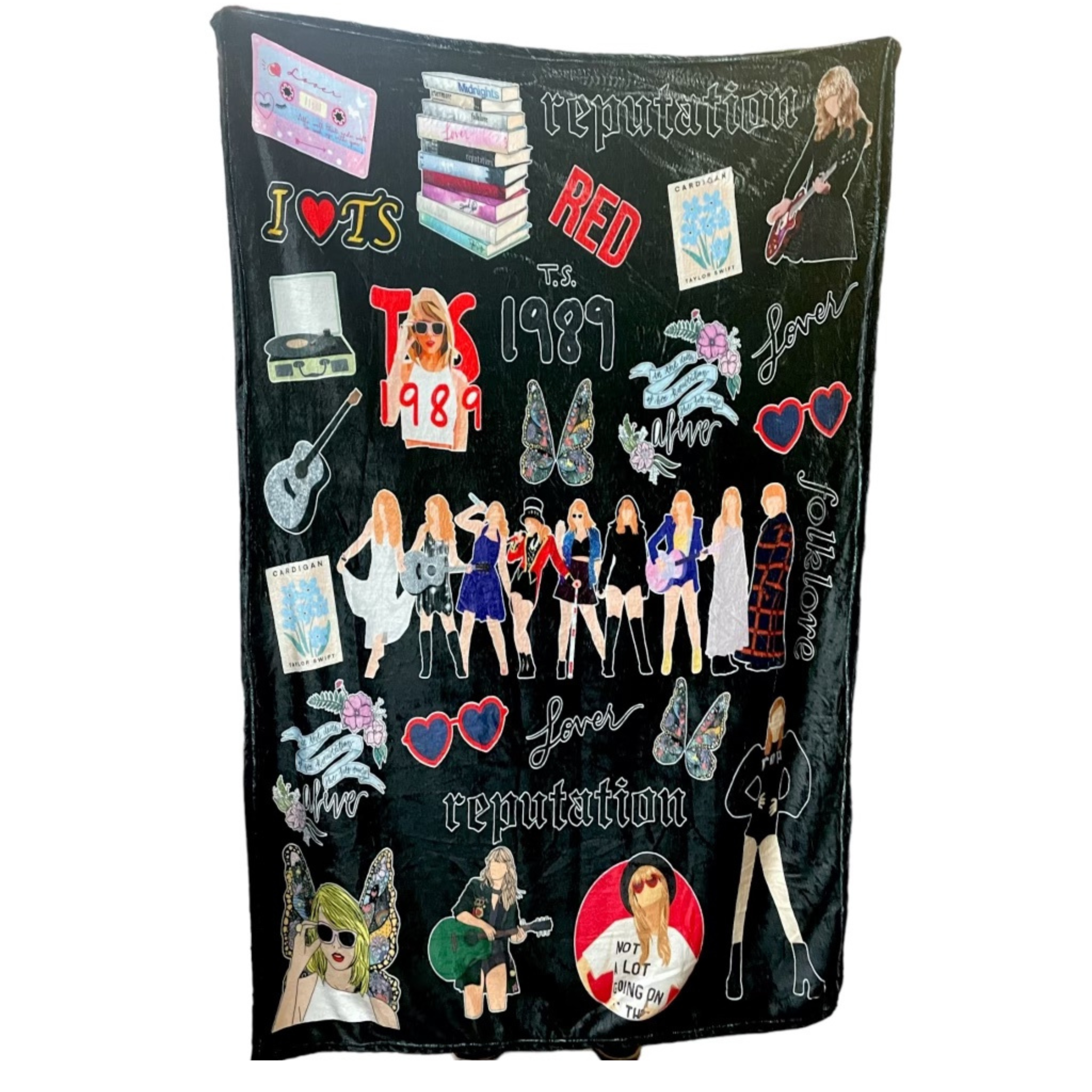 Swiftie Reputation Plush Blanket