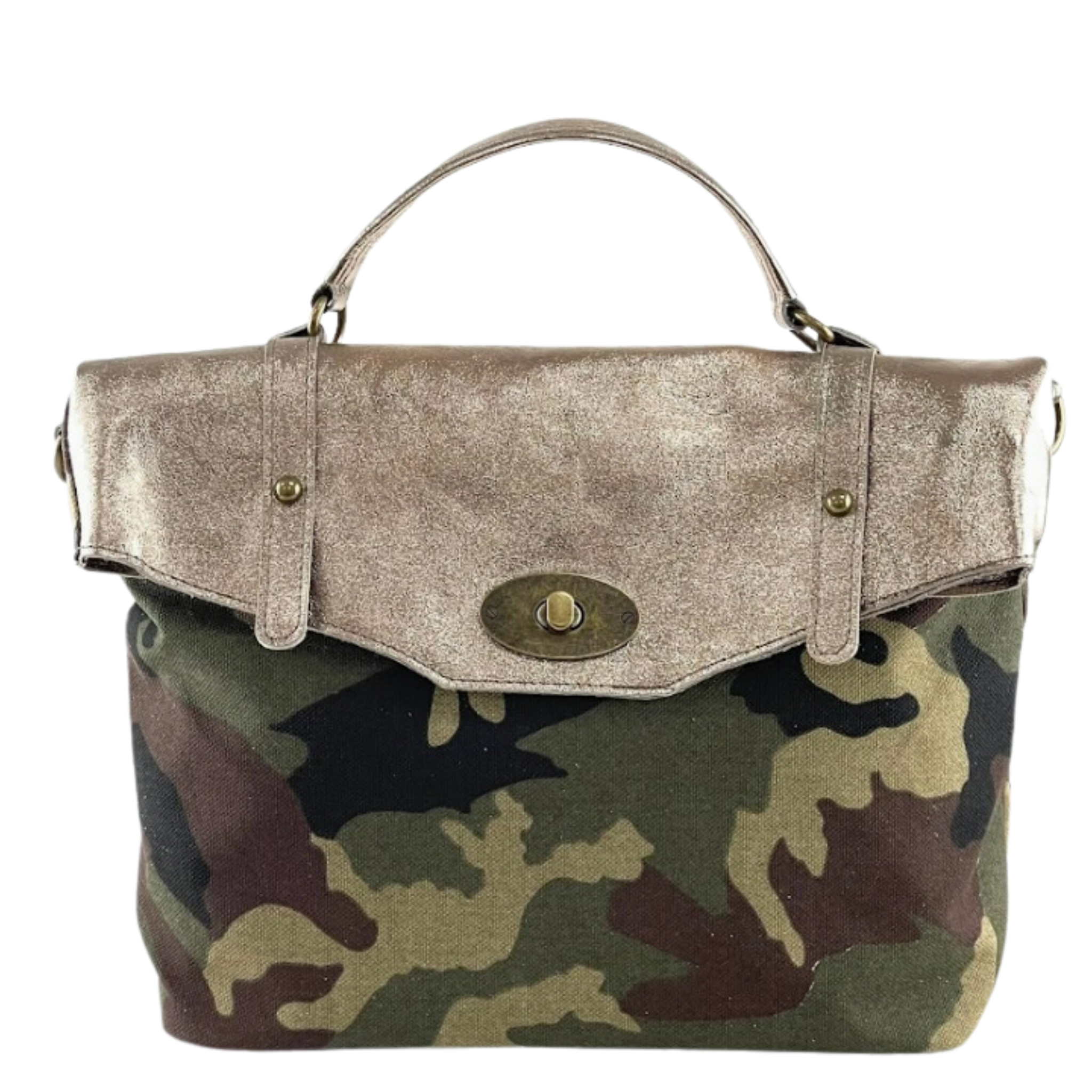 Postina Leonardo Camouflage Canvas Patta Tote - Let's Bag It 