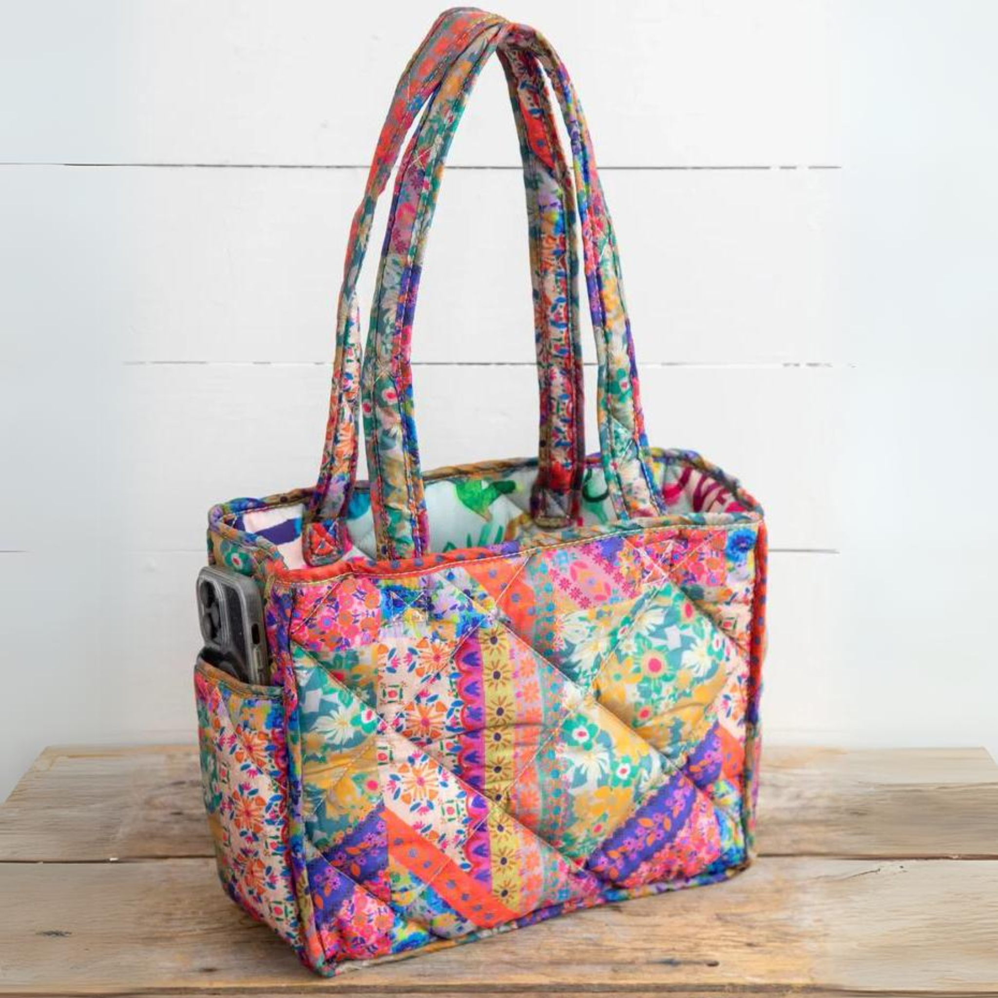 Reversible Puffy Tote Bag - Medium, Love