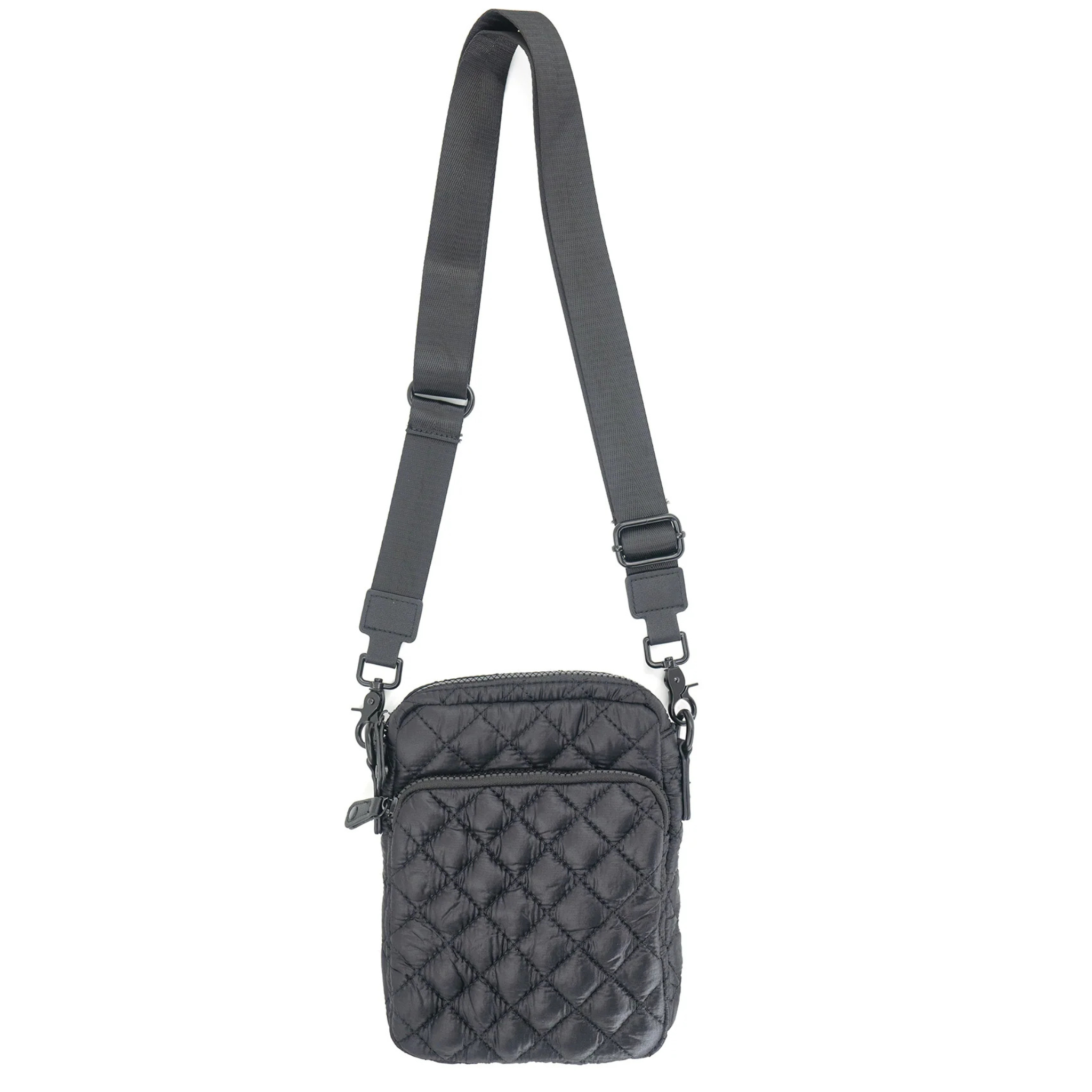 Mini Quilted Nylon Phone Crossbody