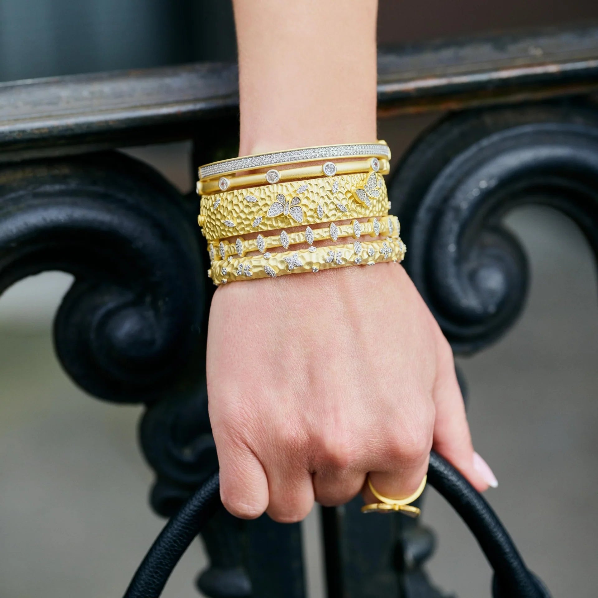 Streets in Bloom Hinge Bracelet