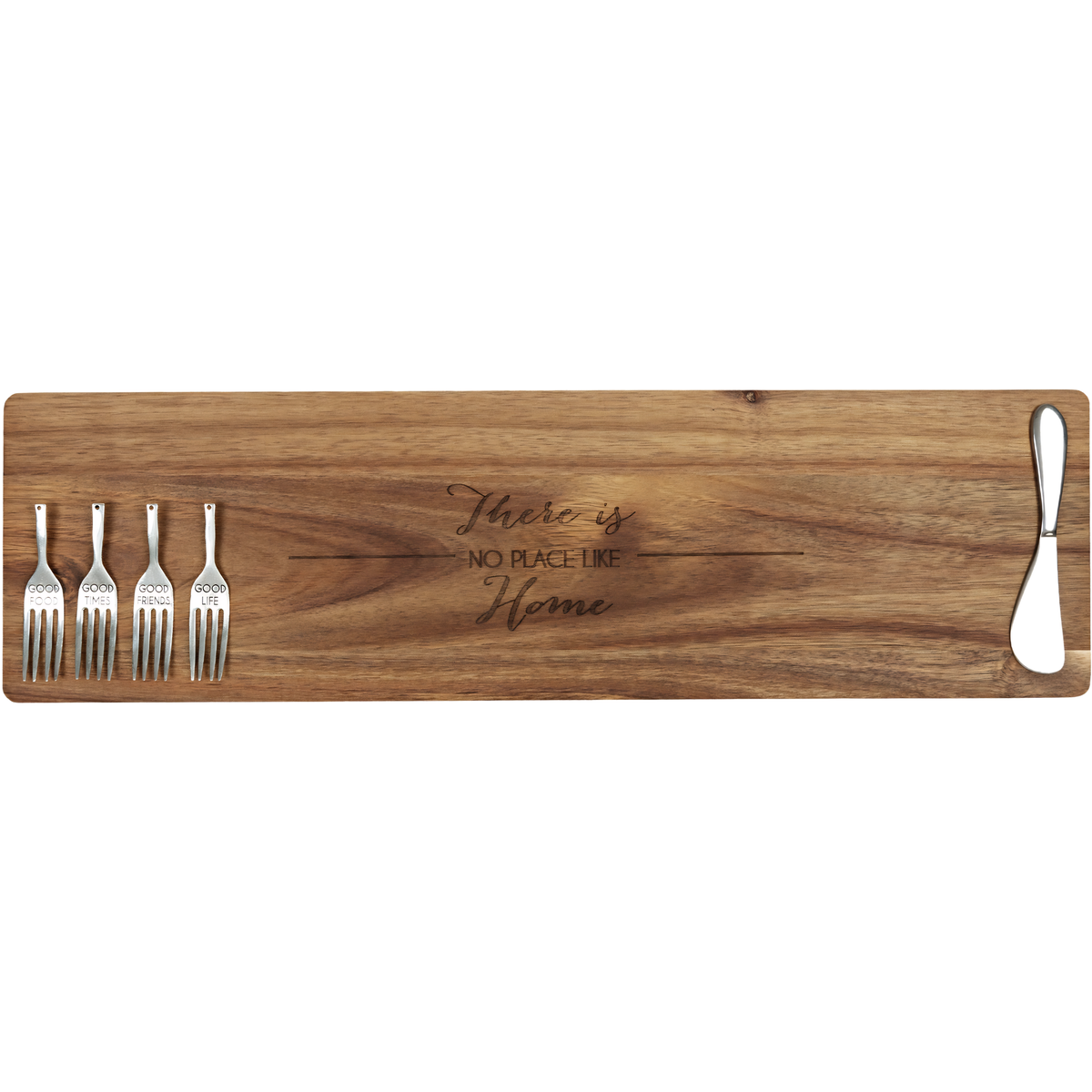 Home - 21" Acacia Cheese/Bread Board Set