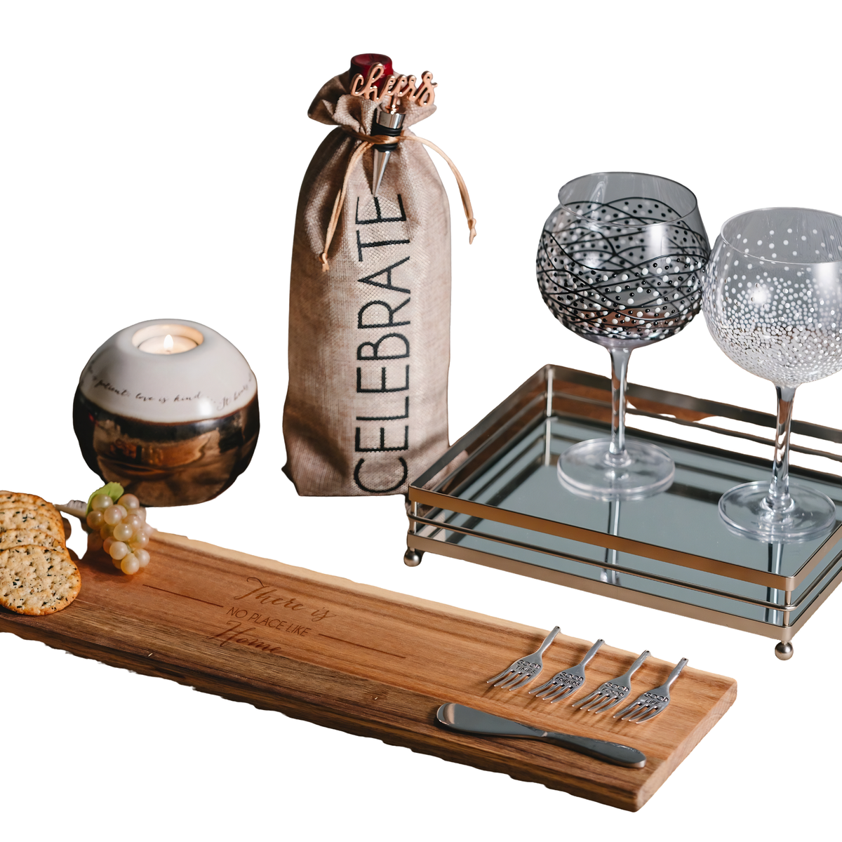Home - 21" Acacia Cheese/Bread Board Set