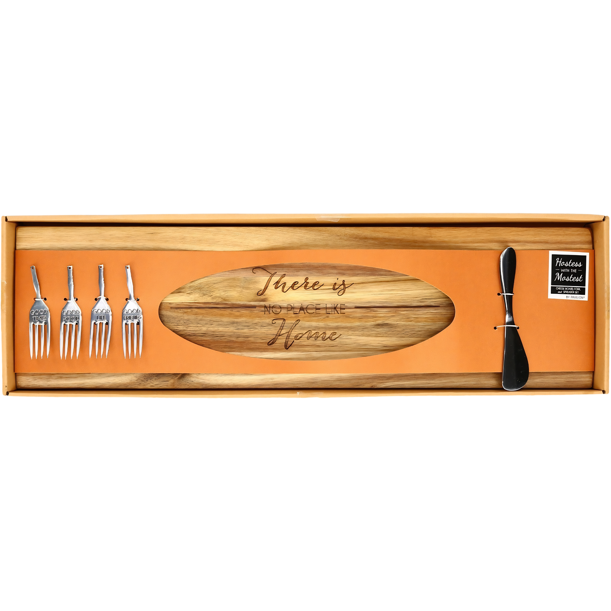 Home - 21" Acacia Cheese/Bread Board Set