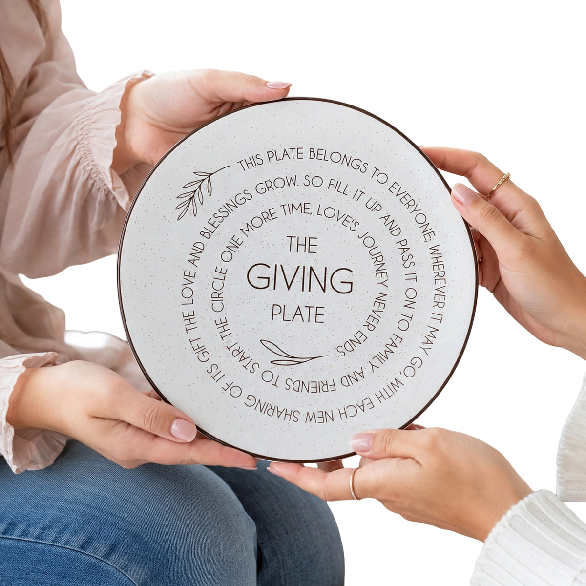 The Giving Plate - 10.5" Ceramic Plate