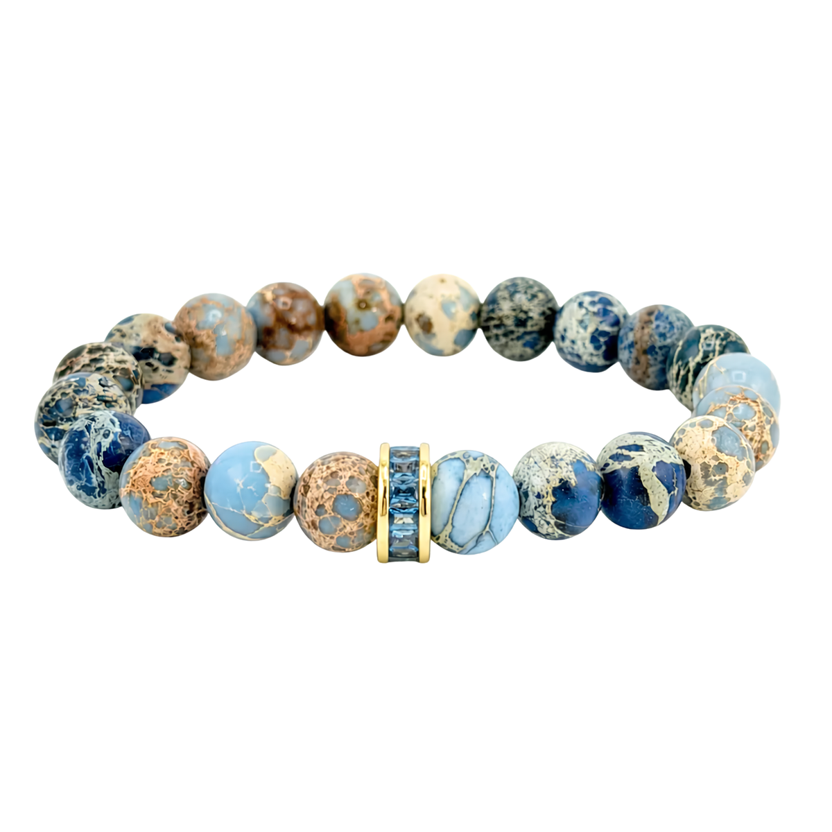 Bellissima Rondelle Gemstone Beaded Bracelet
