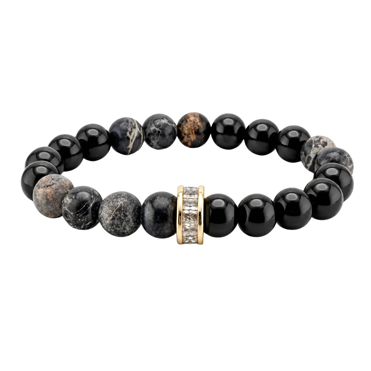 Bellissima Rondelle Gemstone Beaded Bracelet