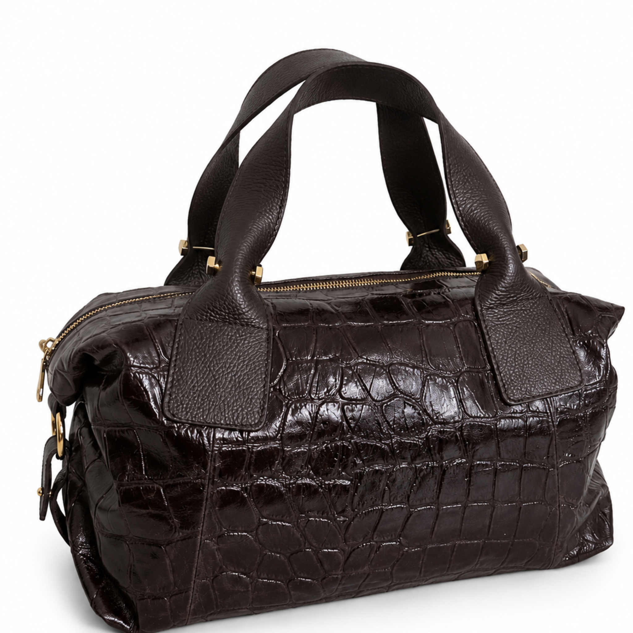 Florida Weekender Bag - Crocodile Print