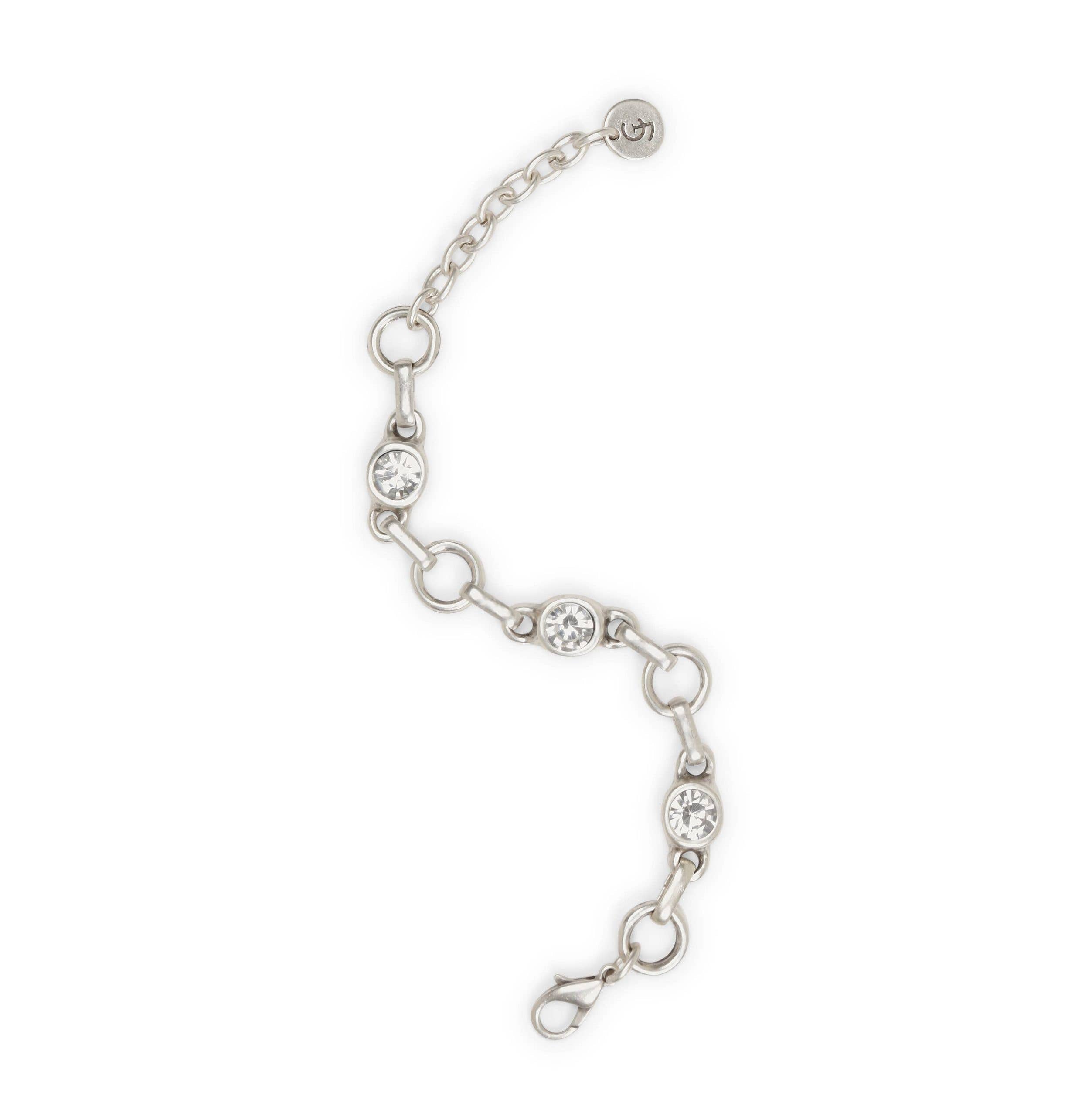 Handmade Pewter Link & Chain Bracelet - NB2508