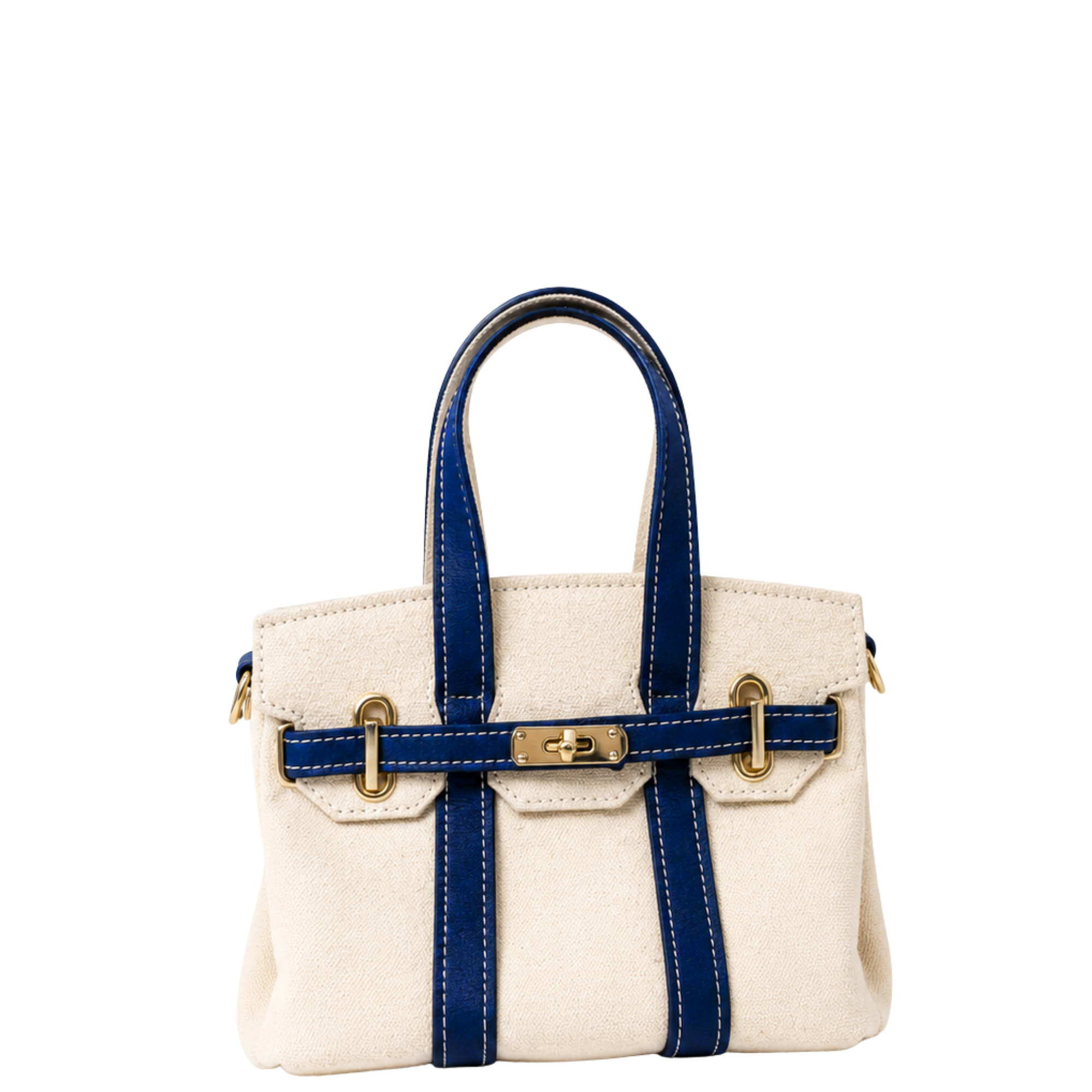 The Nantucket Mini Canvas Tote | Small Canvas Top Handle Crossbody Bag